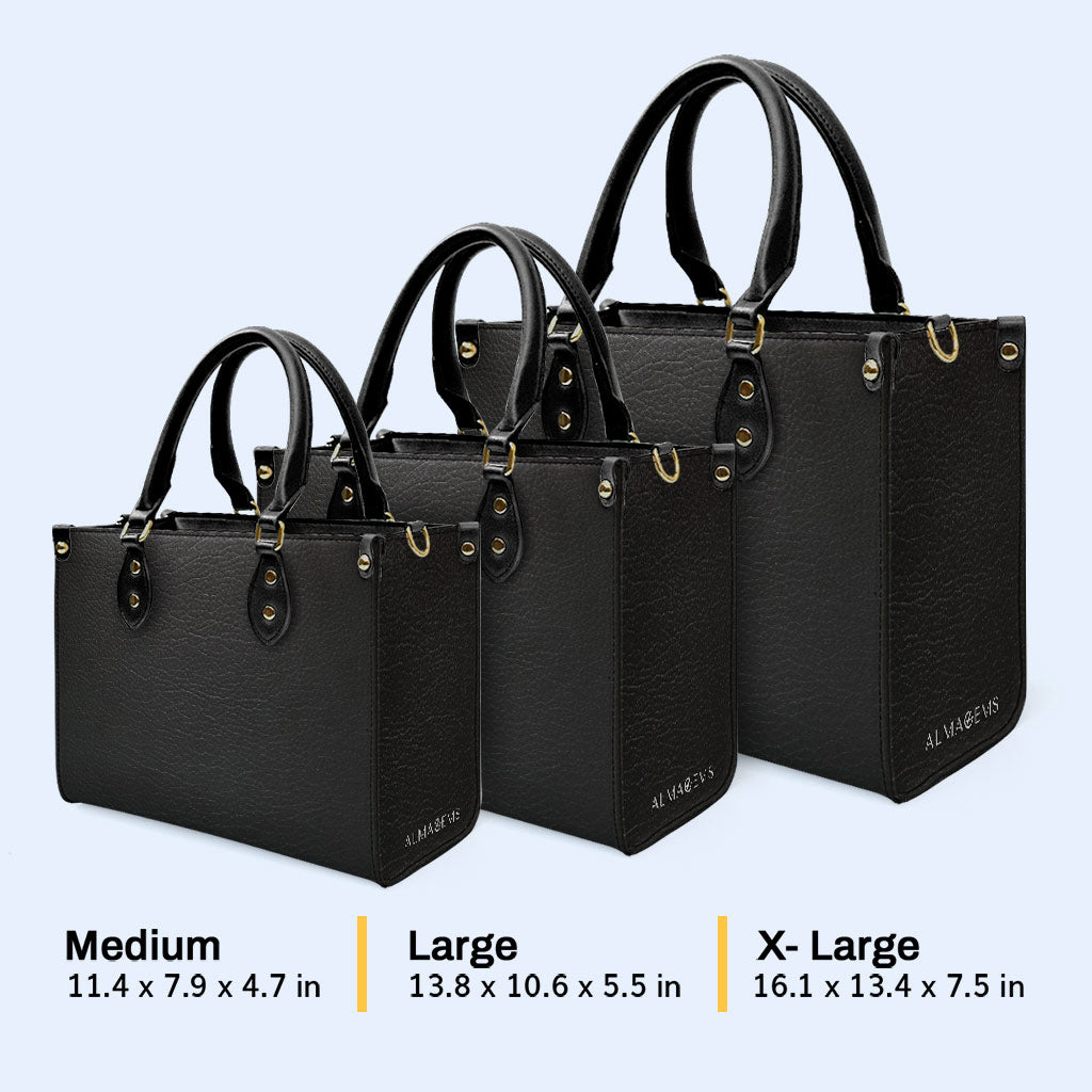 Essentiel - Sac à main en cuir - SUR MESURE - NOIR