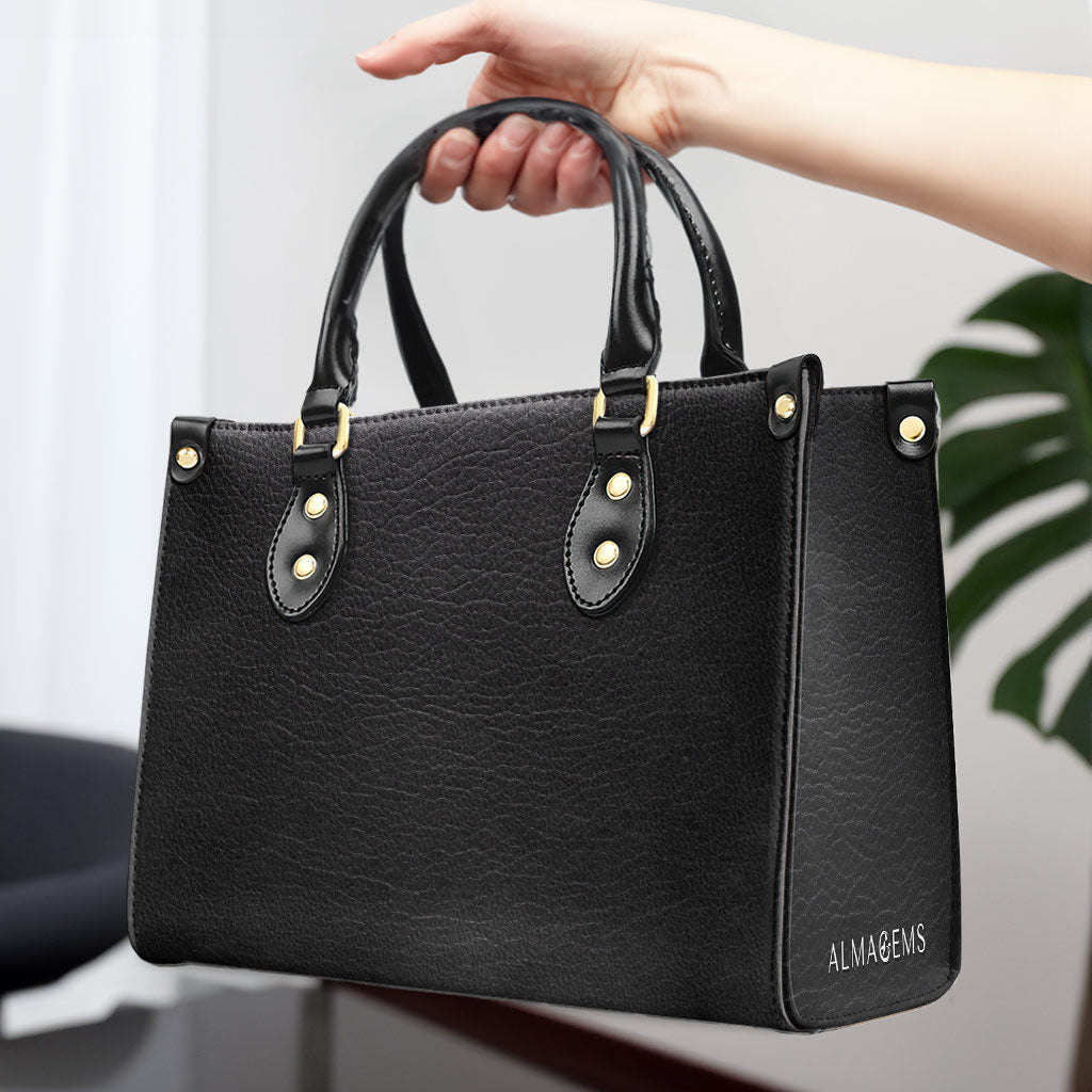 Essentiel - Sac à main en cuir - SUR MESURE - NOIR