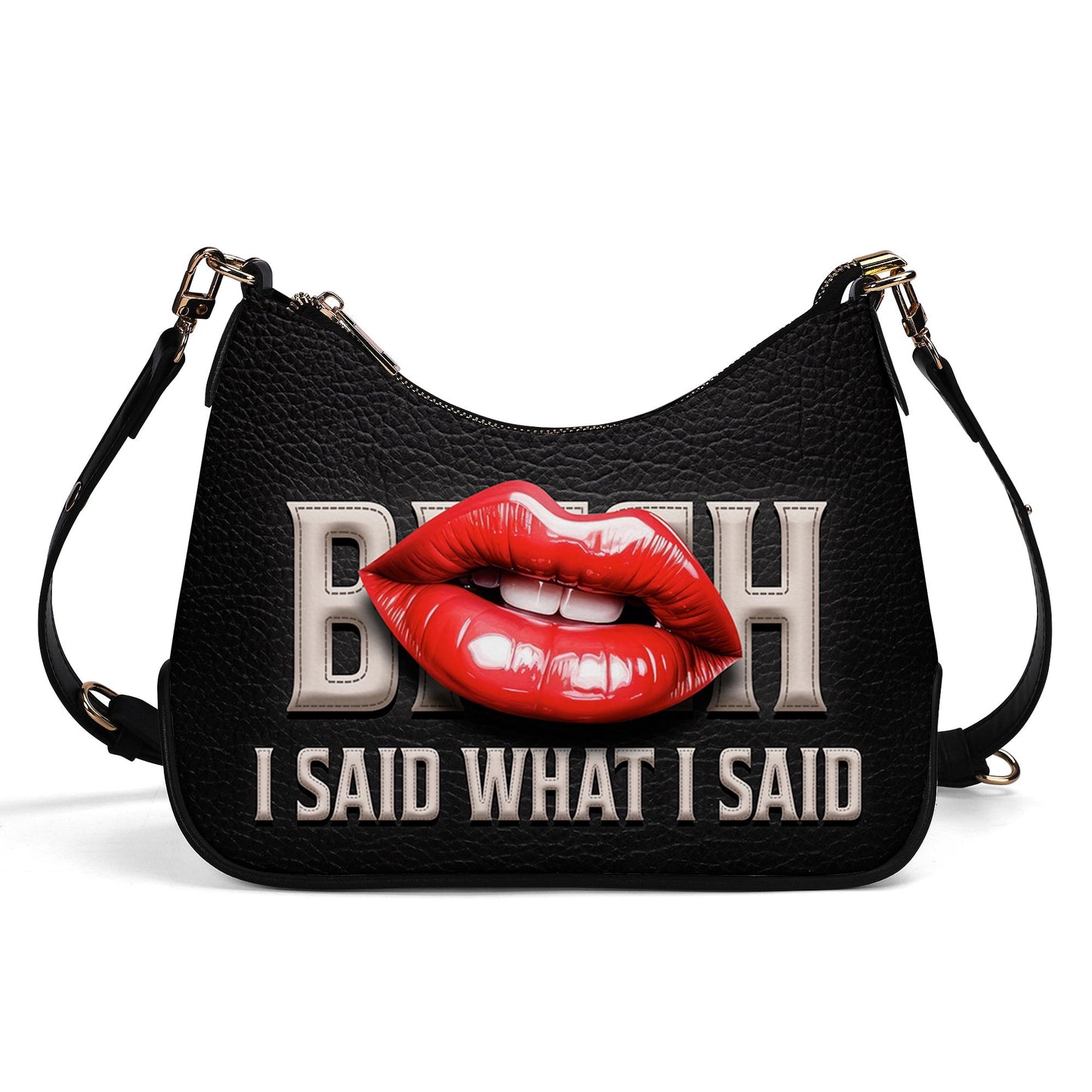 Dije lo que dije: bolso de mano con cadena personalizada y bandolera - BIS07CH