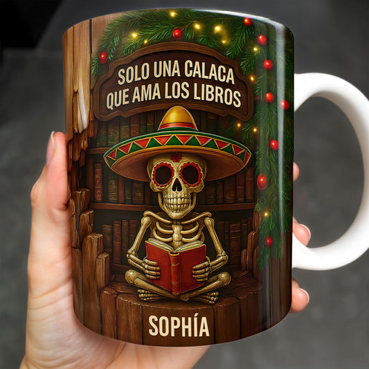Solo Una Calaca Que Ama Los Libros With Books And Sombrero