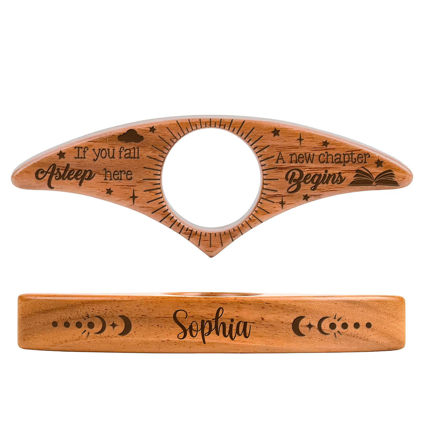 Handmade With Love, Perfect Reading Accessory, Stars And Moon