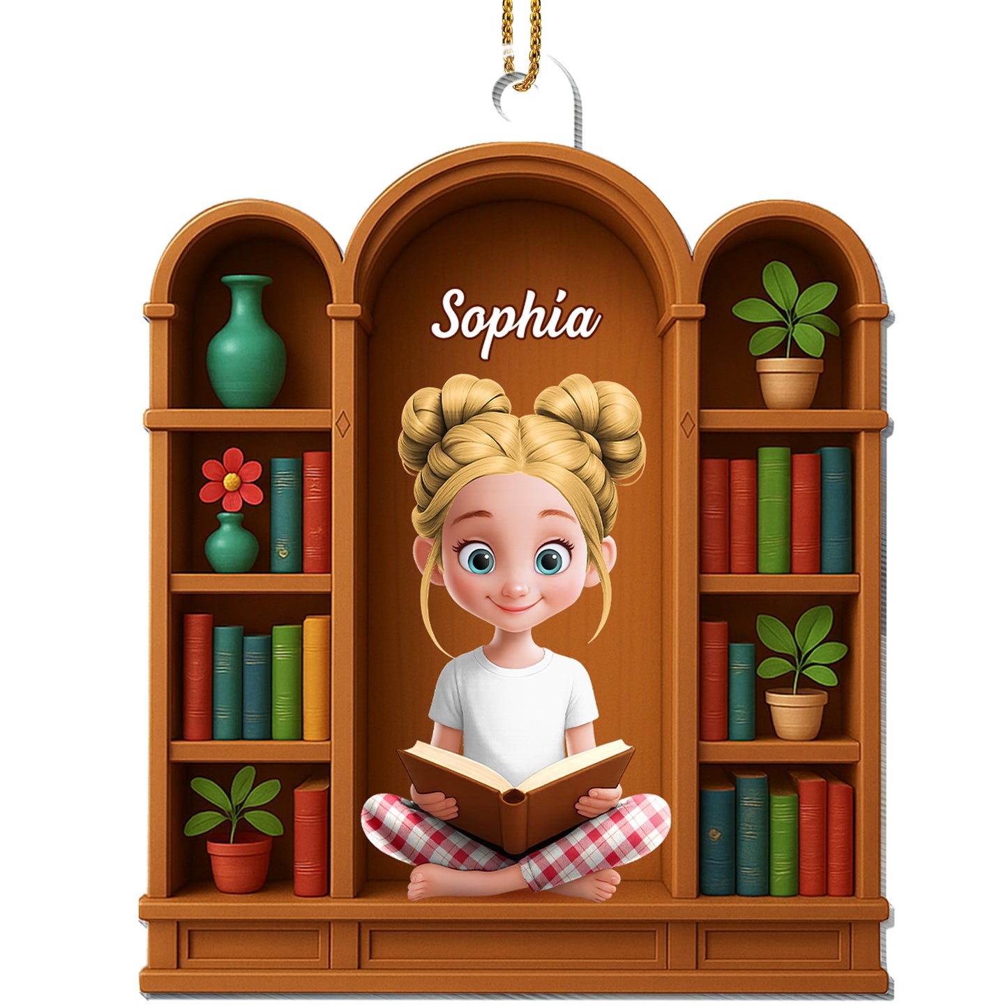 Unwind In Your Personal Library Nook With Books And Plants