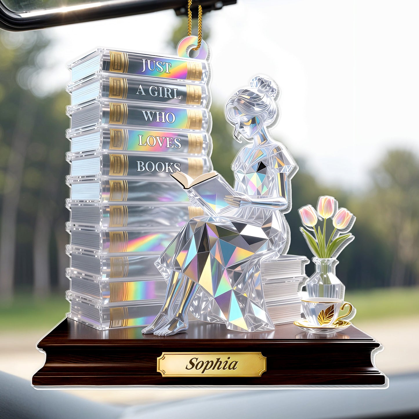 Just A Girl Who Loves Books, Reading Enthusiast Decor