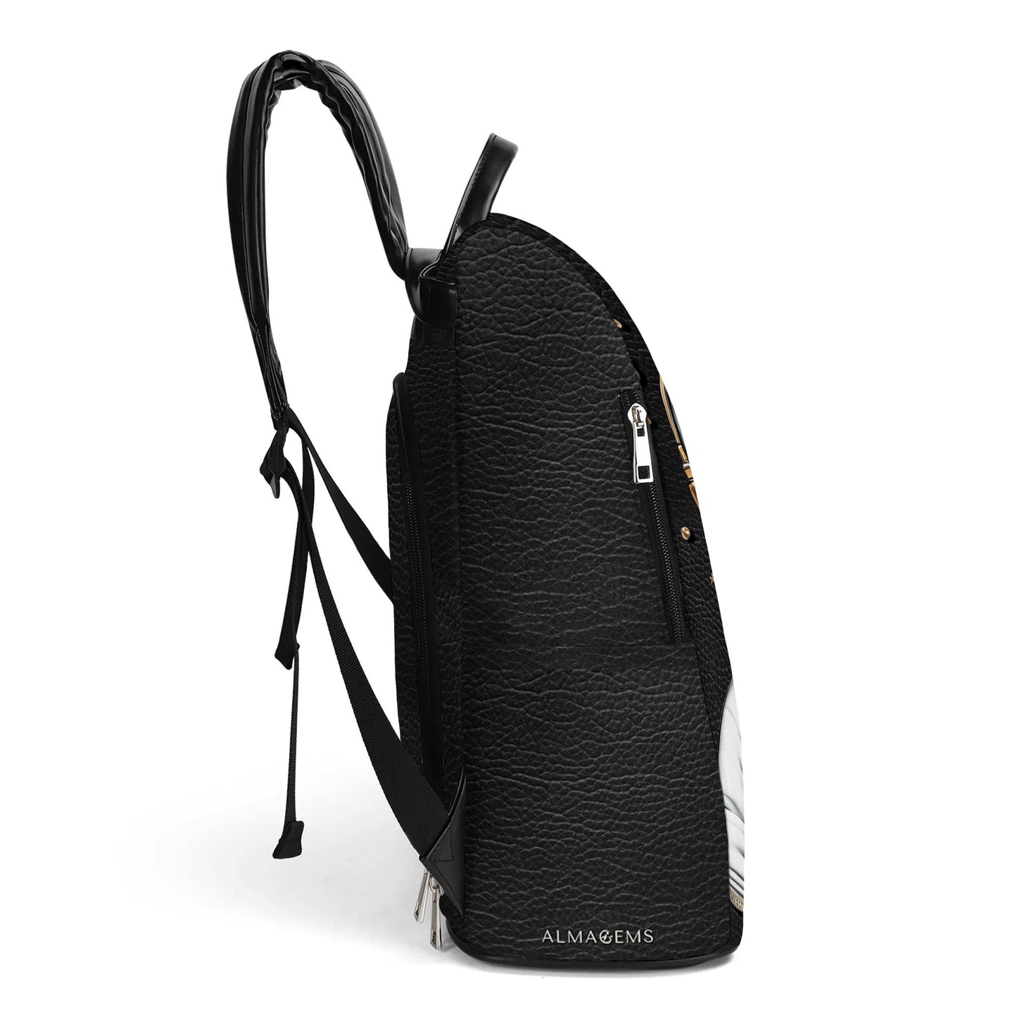 Imagen personalizada, El astronauta - Mochila de cuero personalizada - BP_CAT06