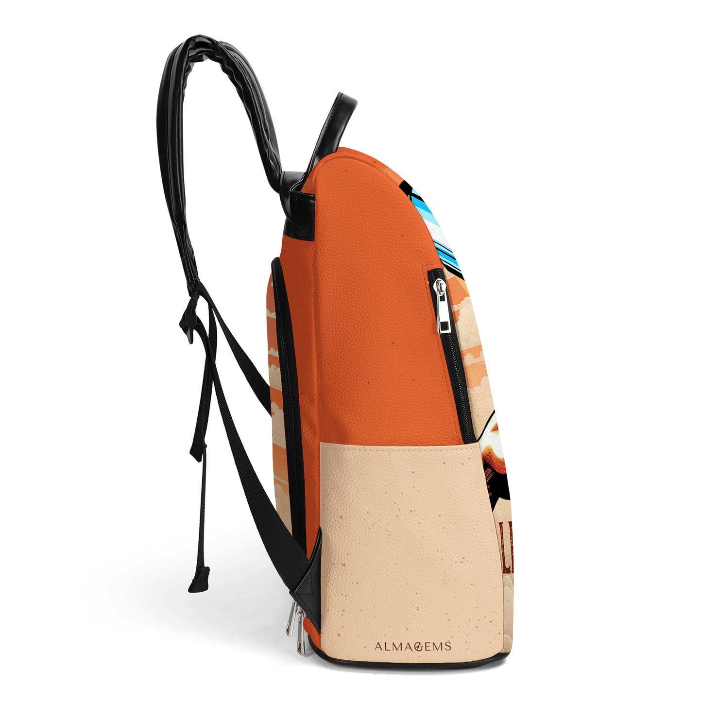 Et ils ont soulevé lourdement pour toujours - Sac à dos en cuir personnalisé - BP_FN01