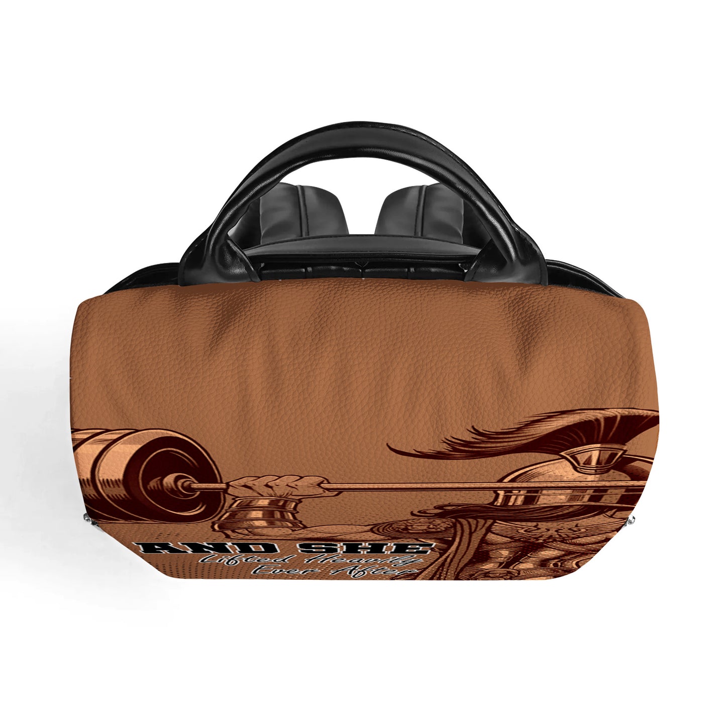 Et elle a soulevé lourdement pour toujours - Sac à dos en cuir personnalisé - BP_FN02
