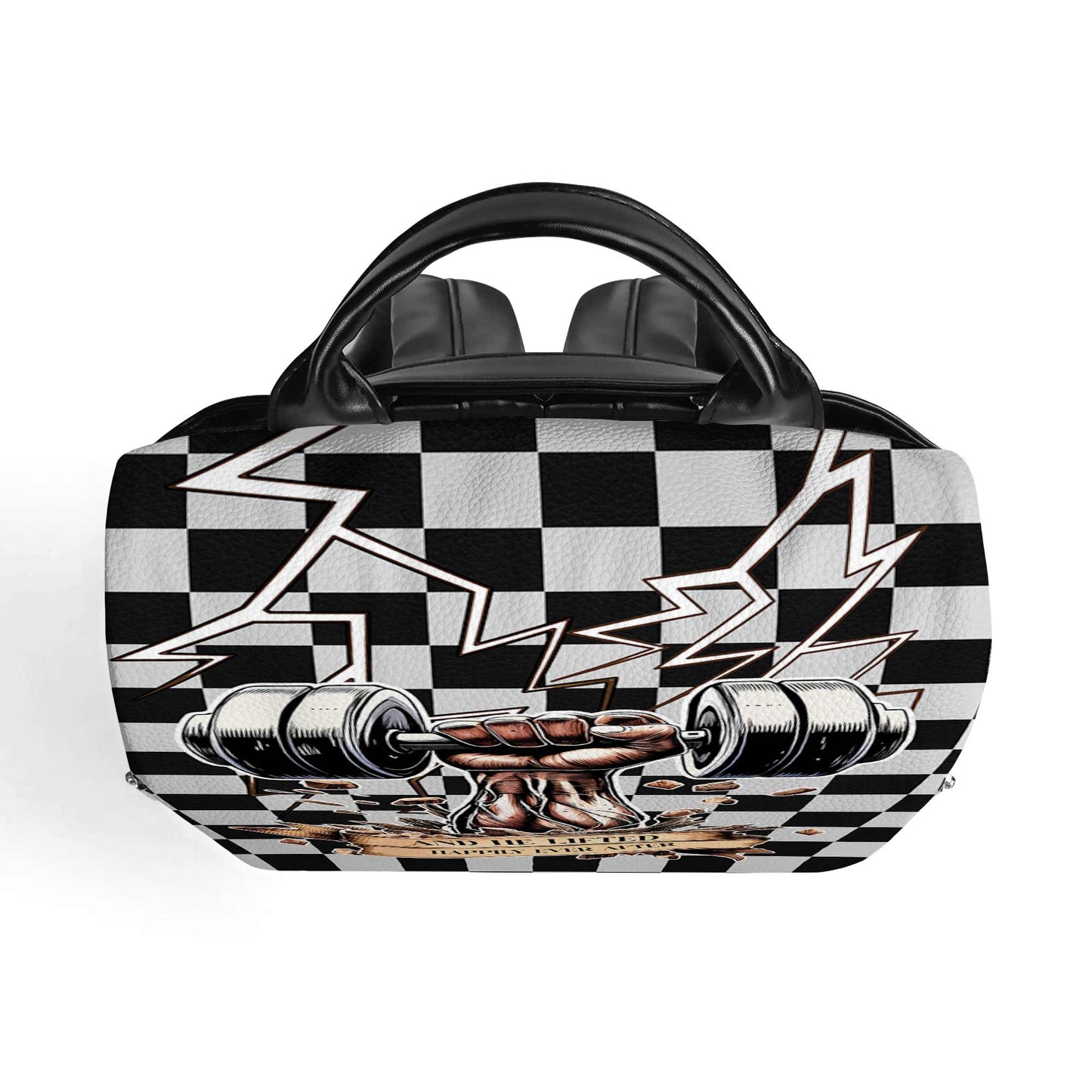 Et il a soulevé lourdement pour toujours - Sac à dos en cuir personnalisé - BP_FN04