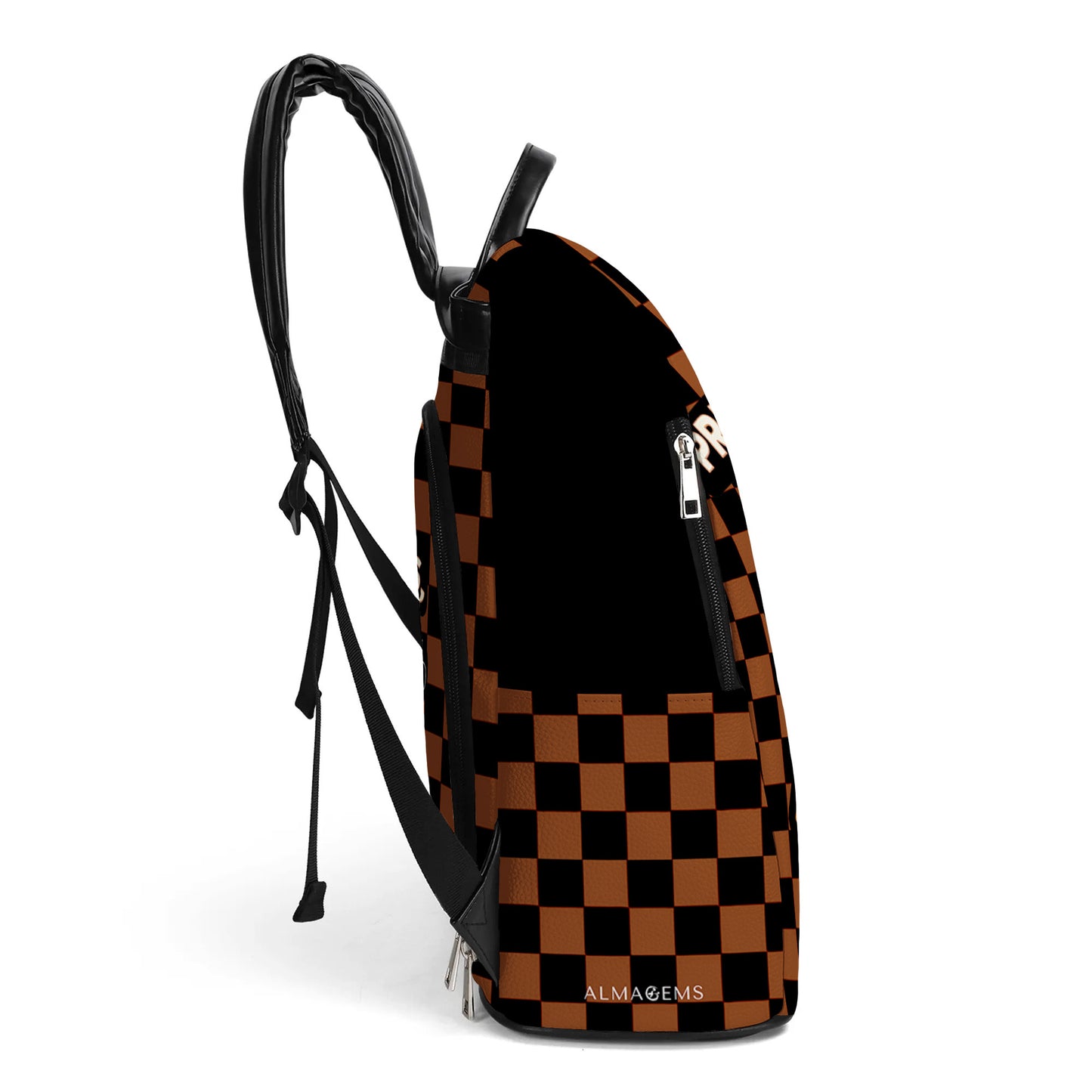 Pretty Girls Lift Heavy - Personalized Custom Leather BackPack - BP_FN05