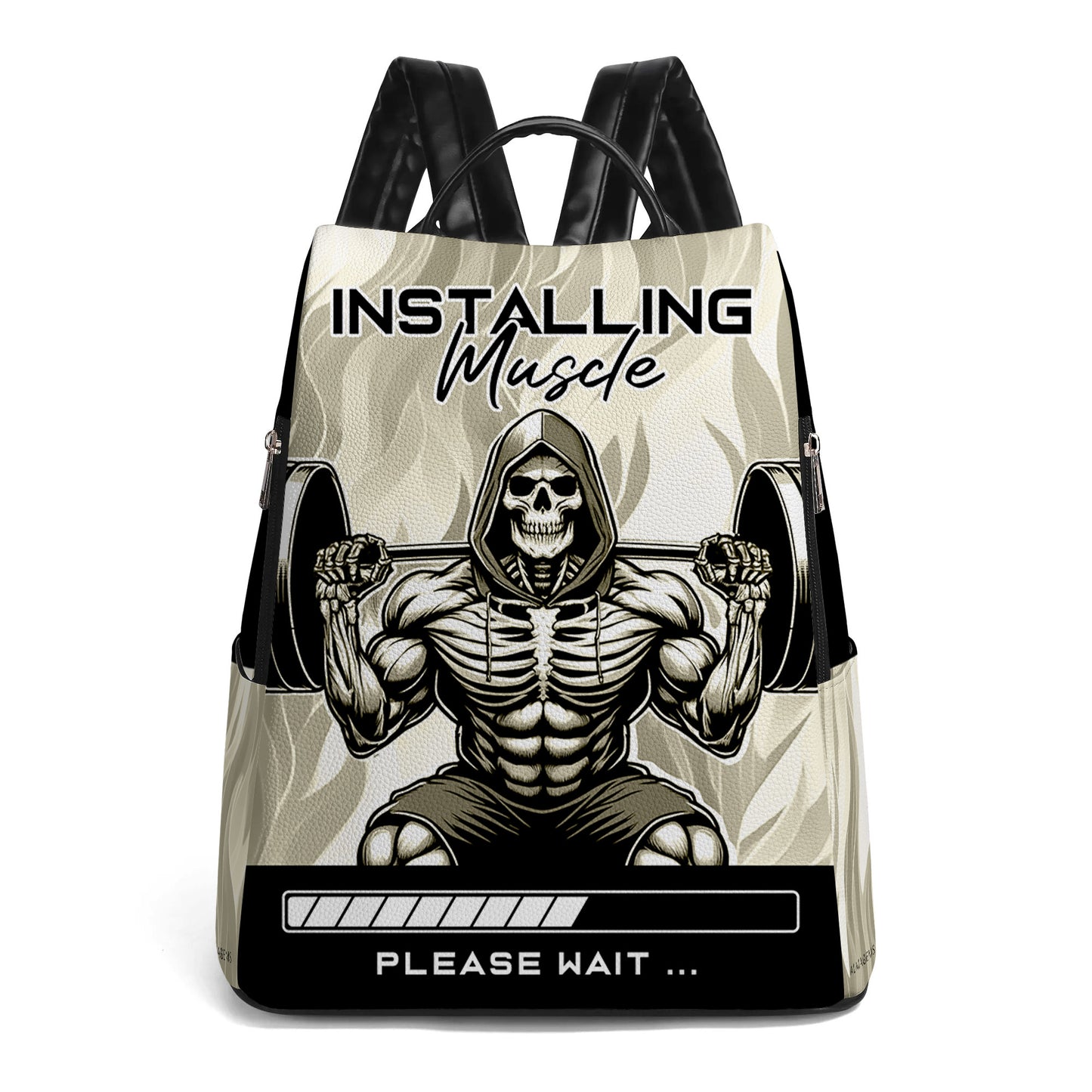 Instalando Muscle. Por favor espere - Mochila de cuero personalizada - BP_FN08