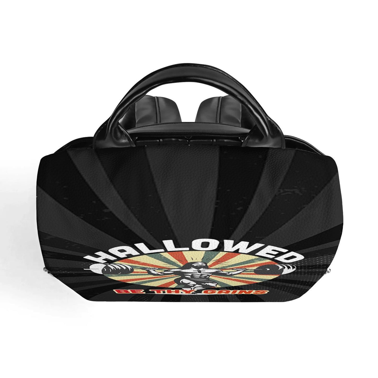 Hallowed Be Thy Gains - Personalized Custom Leather BackPack - BP_FN13