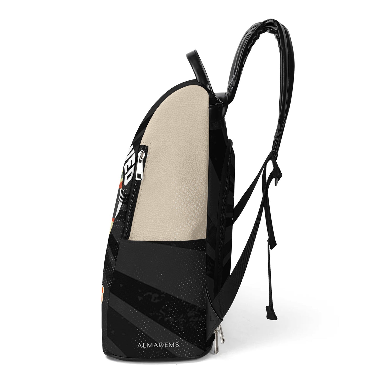Hallowed Be Thy Gains - Personalized Custom Leather BackPack - BP_FN13