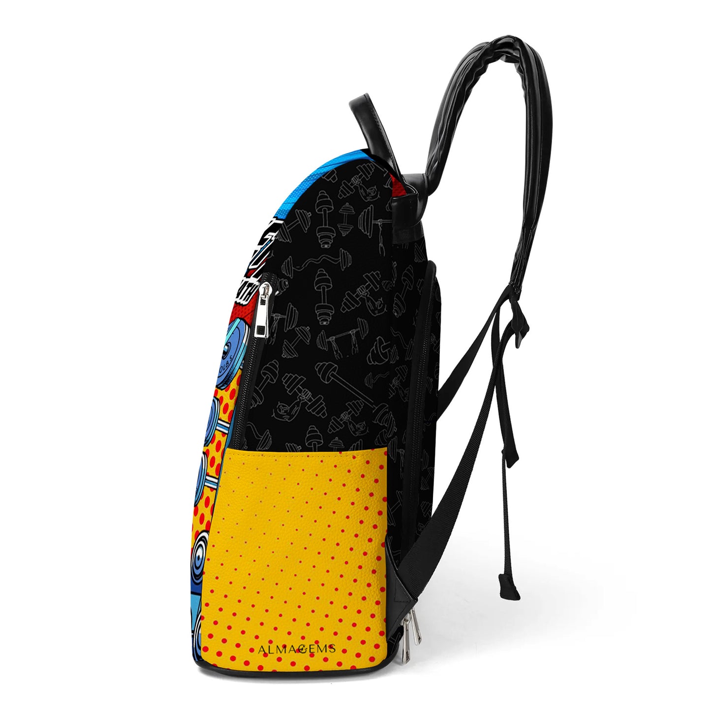 QUIET, I'm Doing Math - Personalized Custom Leather BackPack - BP_FN16