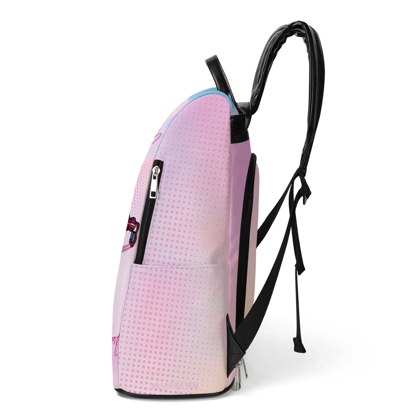Je peux le faire avec un cœur brisé - Sac à dos en cuir personnalisé - BP_FN19