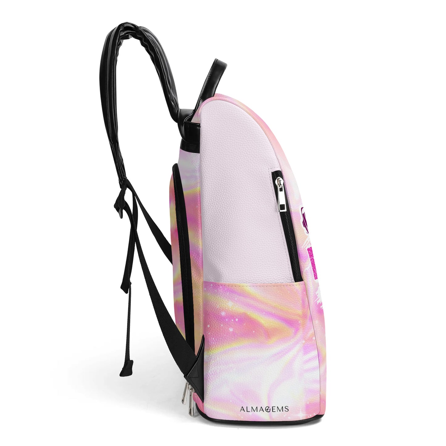 Je suis une fille qui pratique la musculation – Sac à dos en cuir personnalisé – BP_FN20