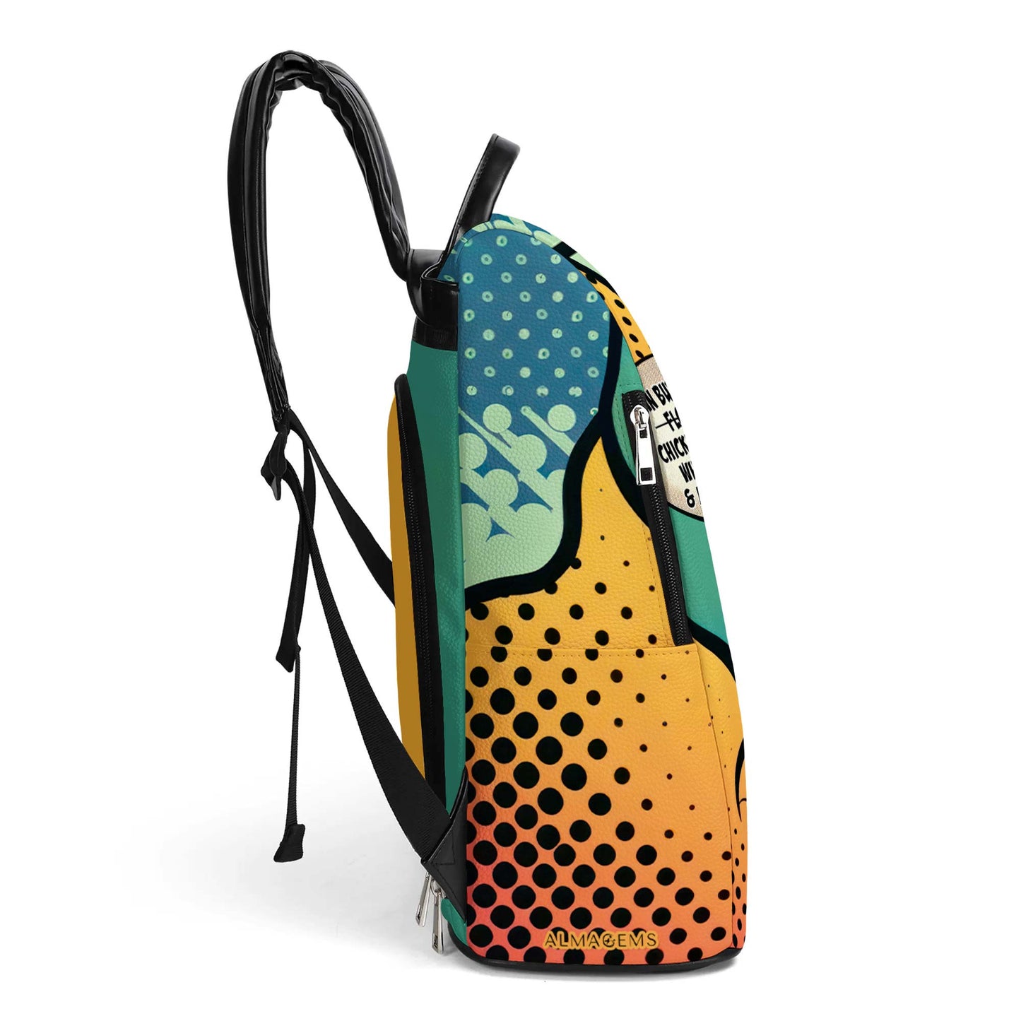 Je peux m'acheter... - Sac à dos en cuir personnalisé - BP_FN22
