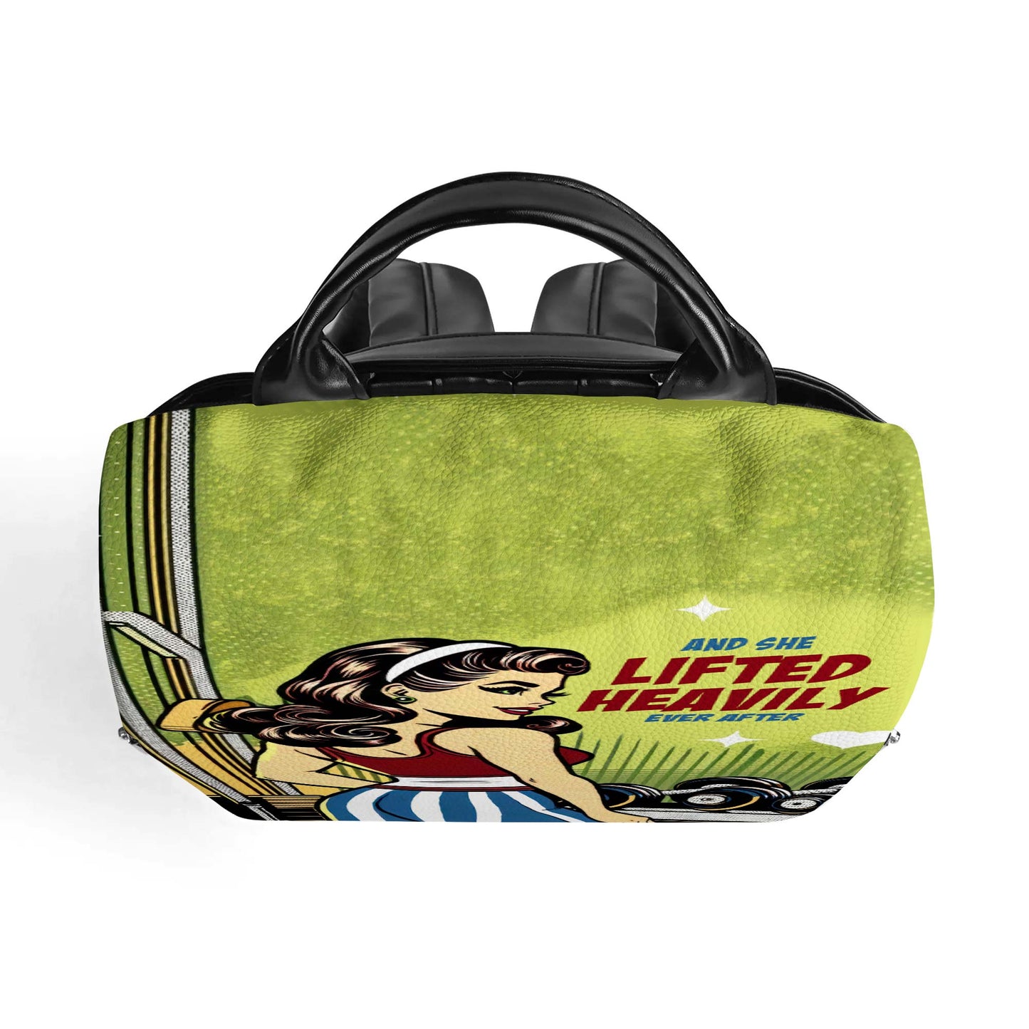 Et elle a soulevé des poids pour toujours - Sac à dos en cuir personnalisé - BP_FN23
