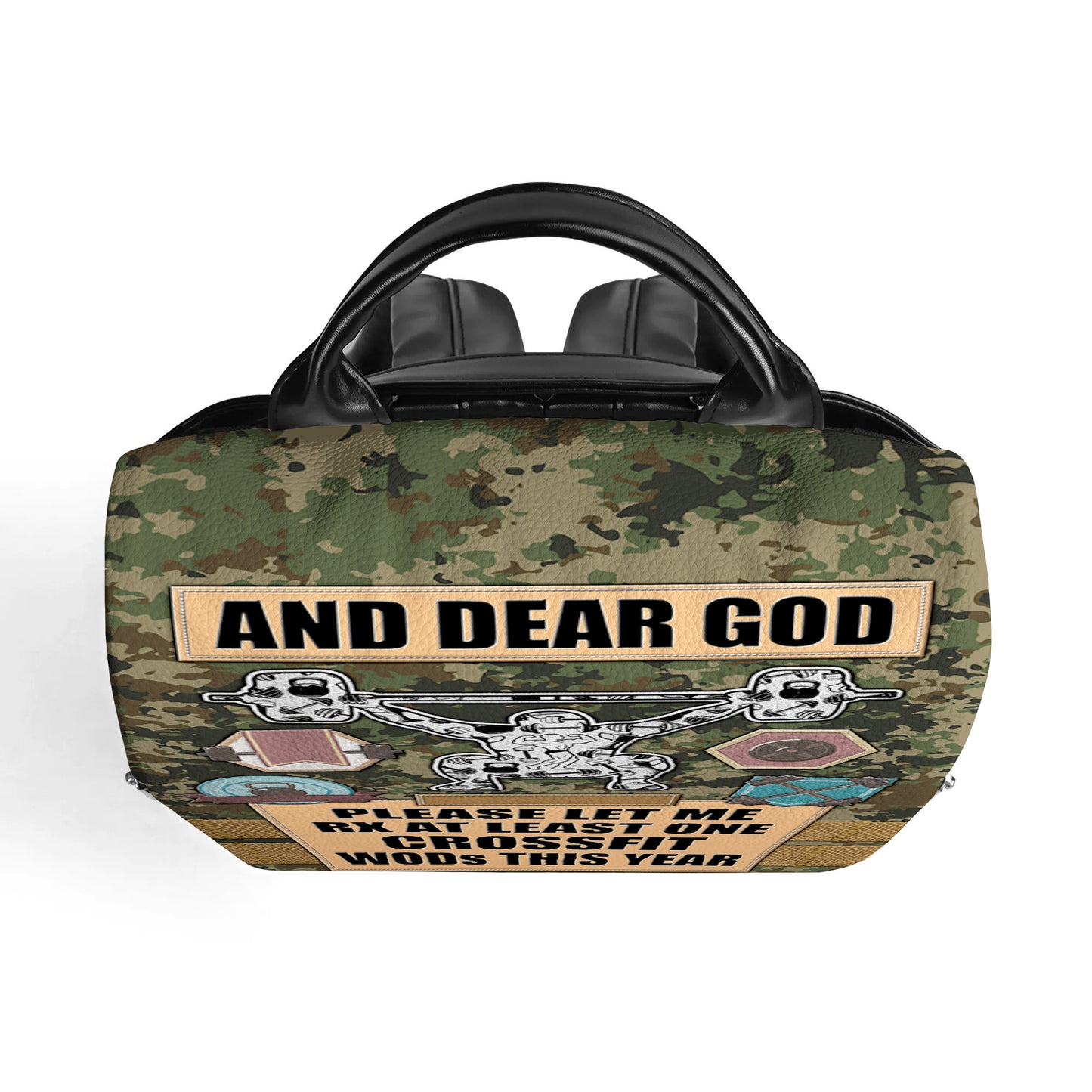 And Dear God - Personalized Custom Leather BackPack - BP_FN28