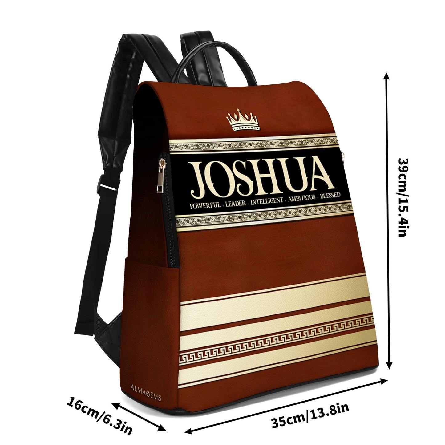 Sac à dos en cuir personnalisé King Crown - BP_K02