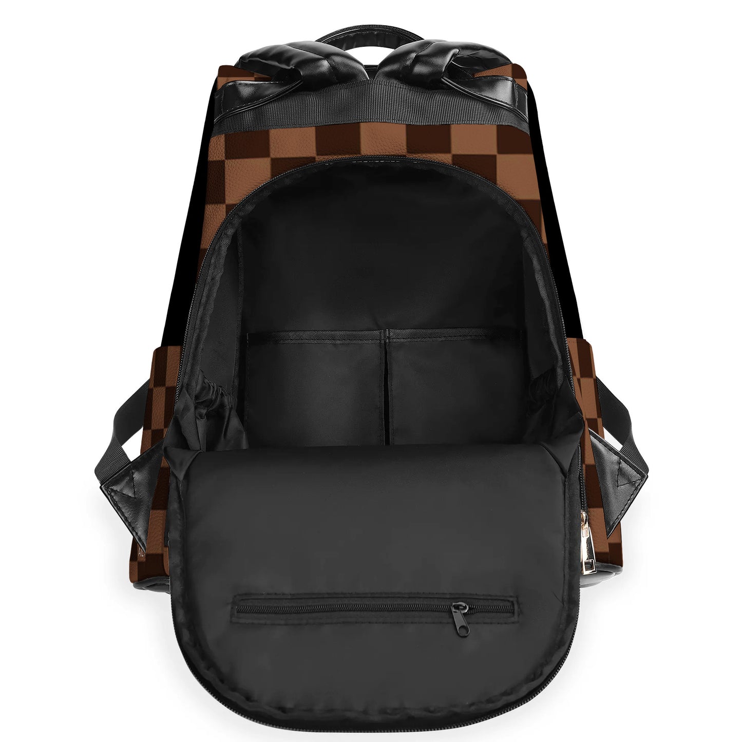 Powerful Leader Intelligent Ambitious Blessed - Personalized Custom Leather BackPack - BP_K06