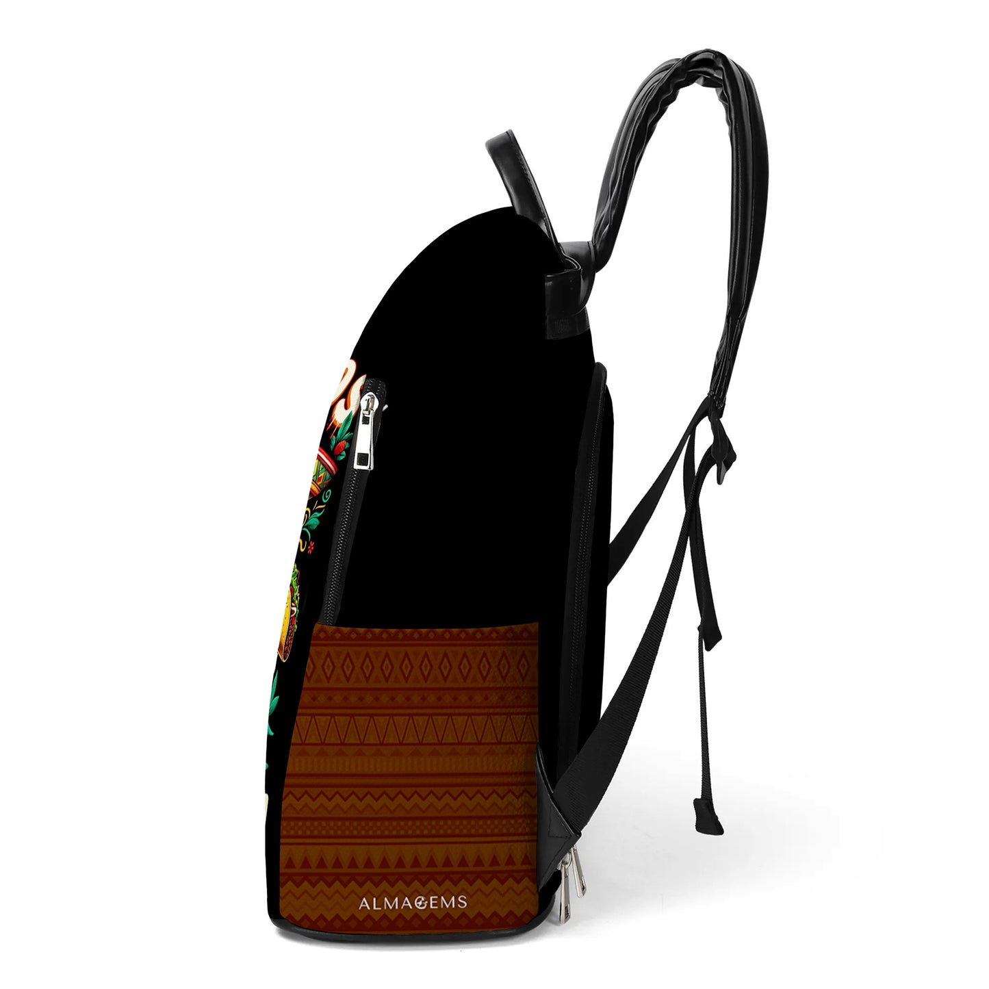 Tacos Make Me A Better Person - Personalized Custom Leather BackPack - BP_MX02
