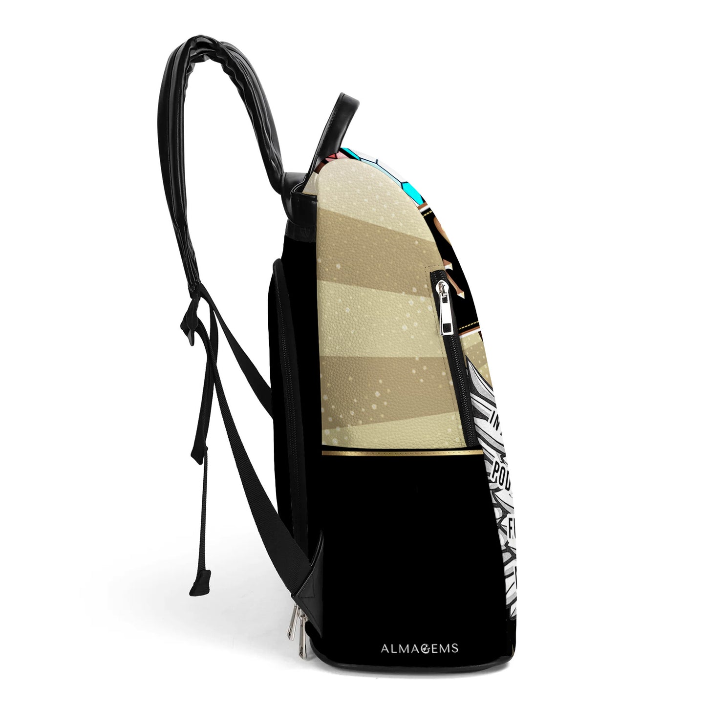 Soy - Personalized Custom Leather BackPack - BP_MX08