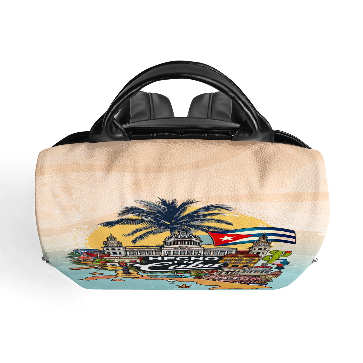 Hecho En Cuba - Mochila de cuero personalizada - BP_MX16