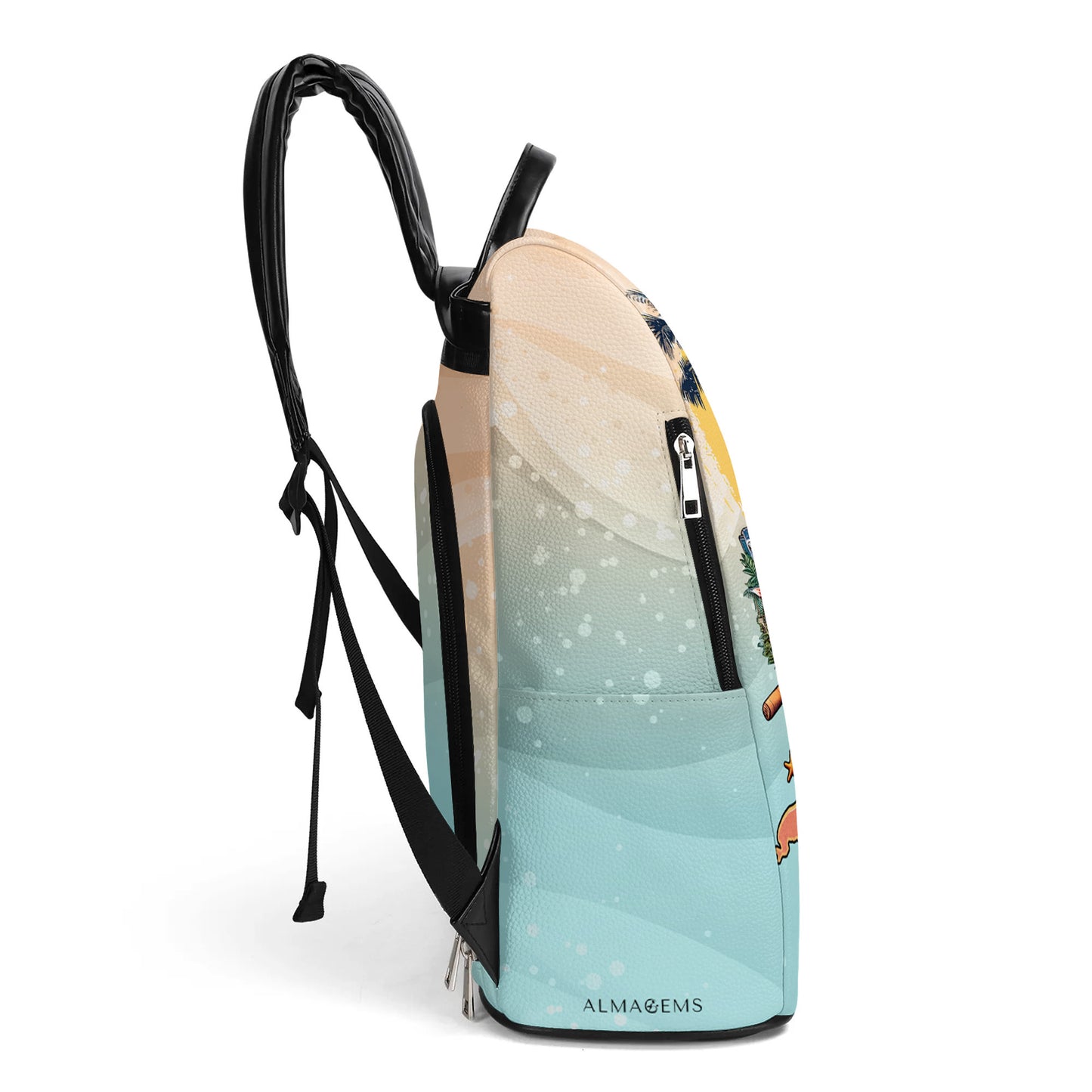 Hecho En Cuba - Mochila de cuero personalizada - BP_MX16