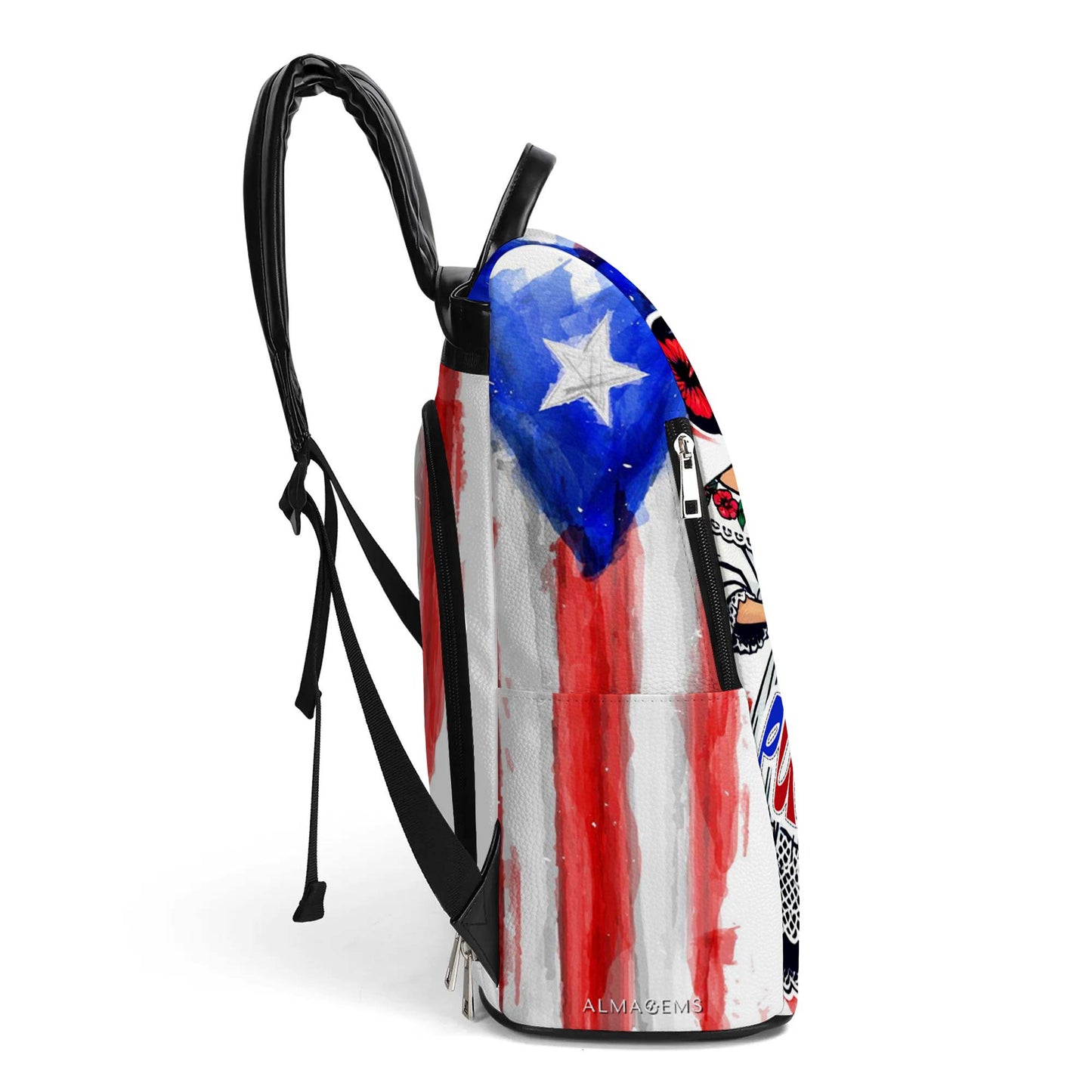 Puertorriqueña - Sac à dos en cuir personnalisé - BP_MX18