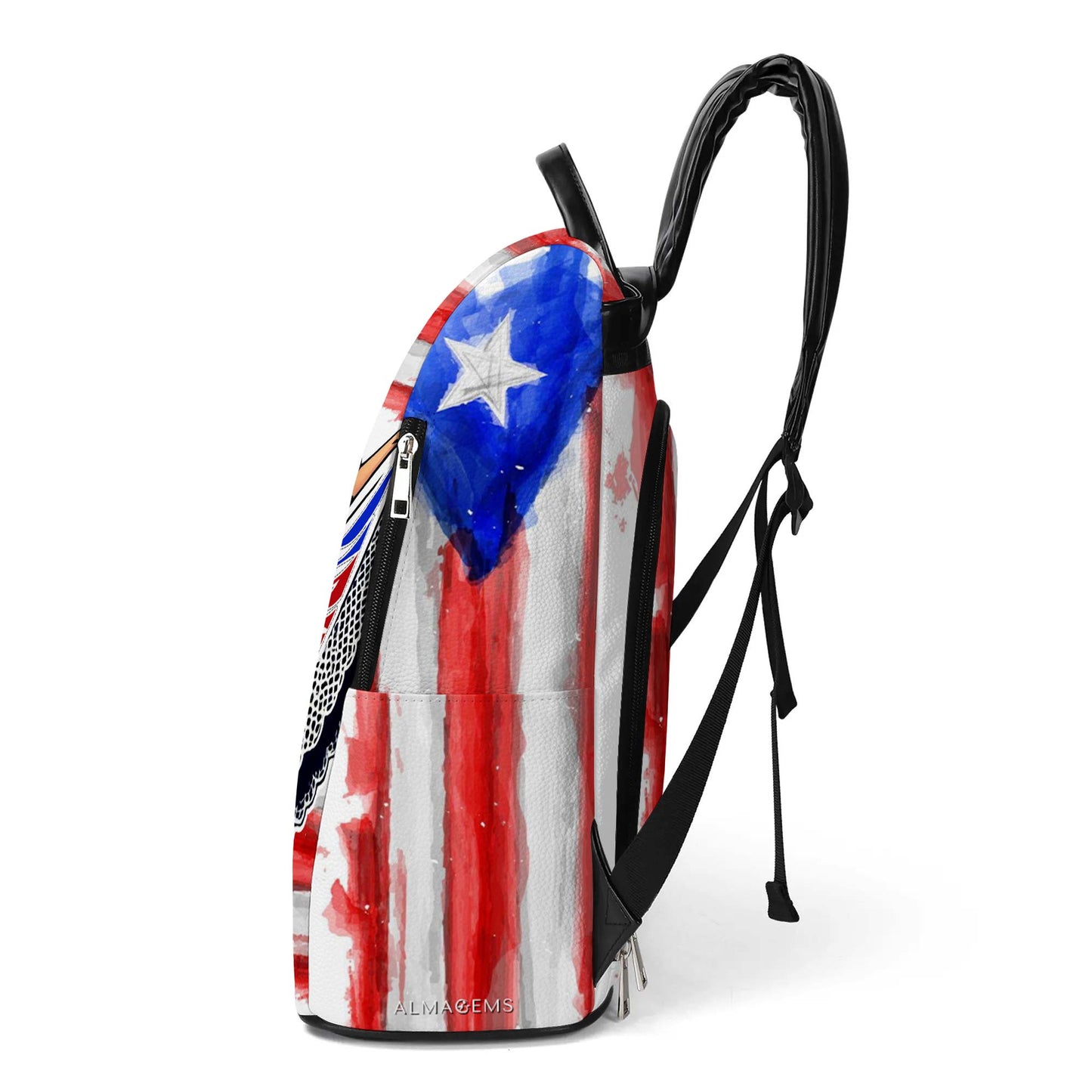 Puertorriqueña - Sac à dos en cuir personnalisé - BP_MX18