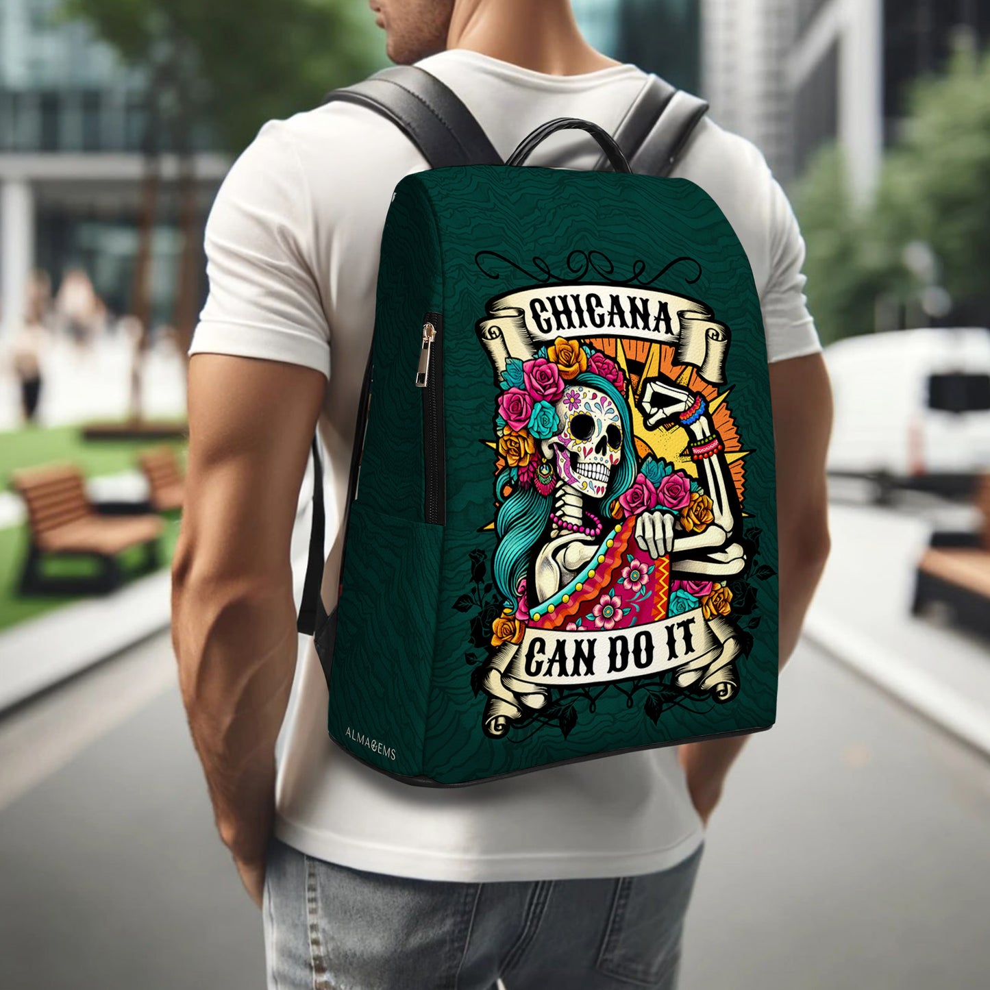 CHICANA CAN DO IT - Sac à dos en cuir personnalisé - BP_MX20