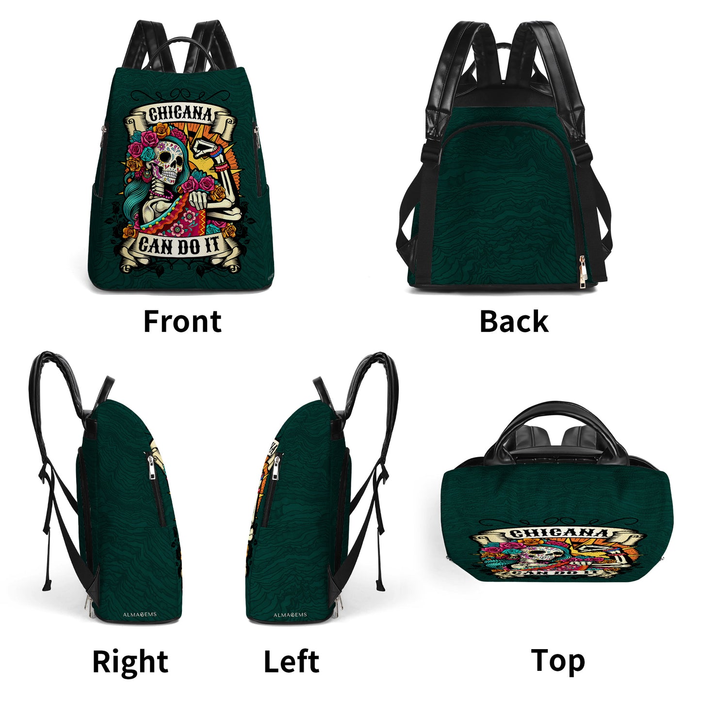 CHICANA CAN DO IT - Sac à dos en cuir personnalisé - BP_MX20