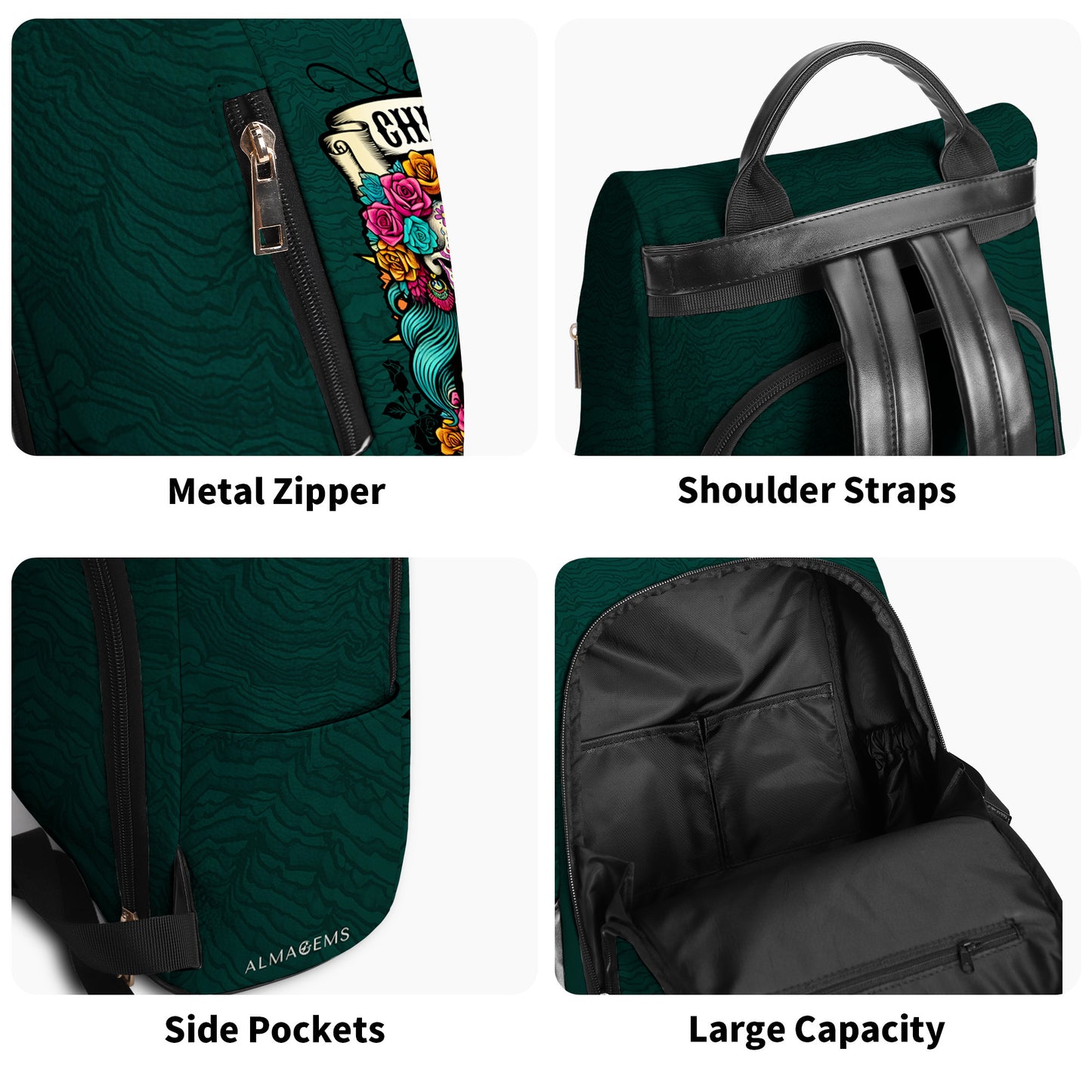 CHICANA CAN DO IT - Sac à dos en cuir personnalisé - BP_MX20