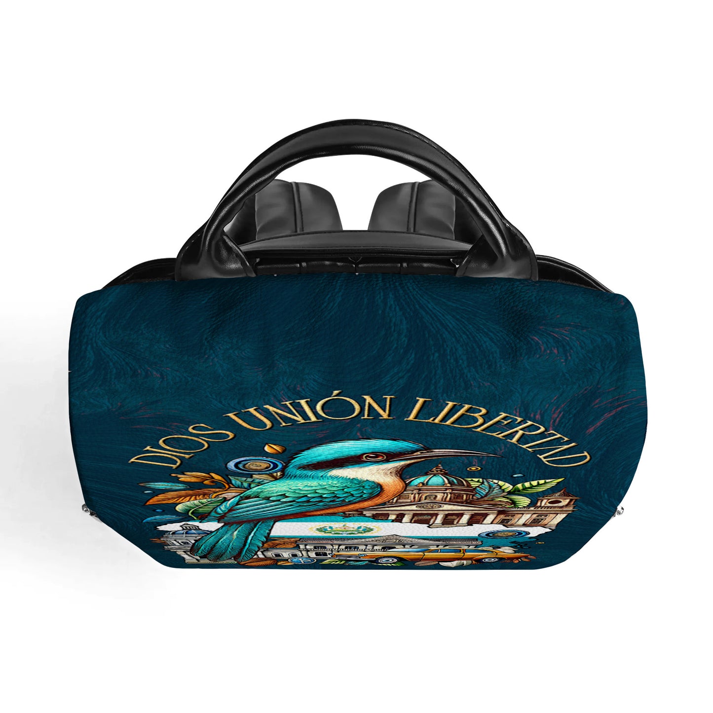 Dios Unión Libertad - Mochila de Cuero Personalizada - BP_MX21