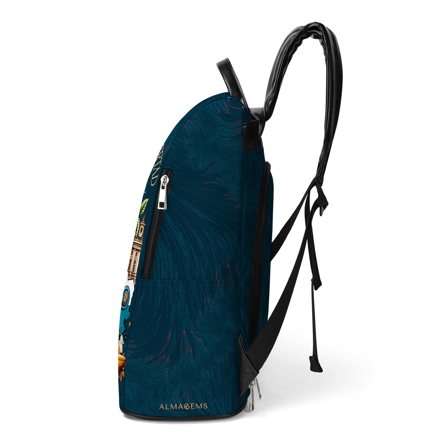 Dios Unión Libertad - Mochila de Cuero Personalizada - BP_MX21