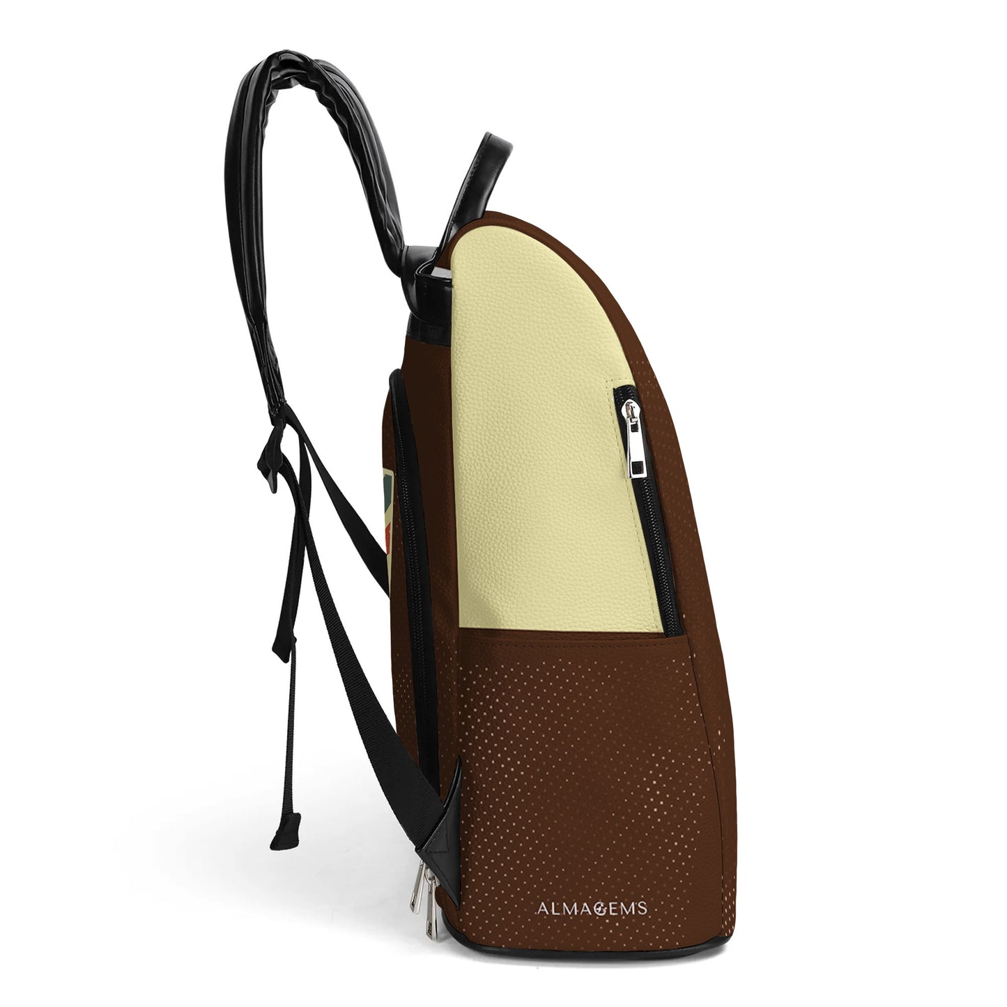 Je fais chier les gens et parfois je leur fais sauter la tête - Sac à dos en cuir personnalisé - BP_PT01