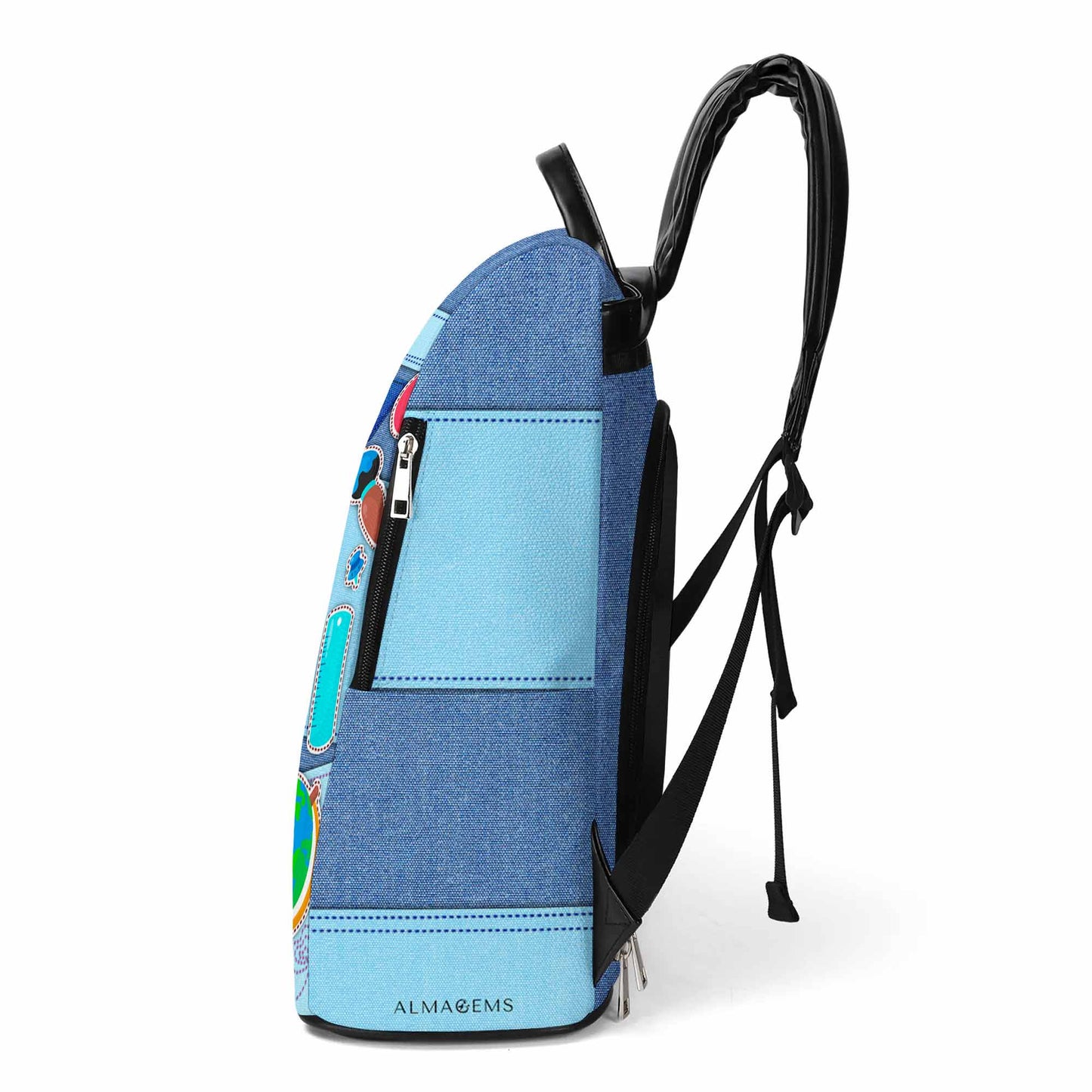 Nous avons soif d'apprendre - Sac à dos en cuir personnalisé - BP_SC02