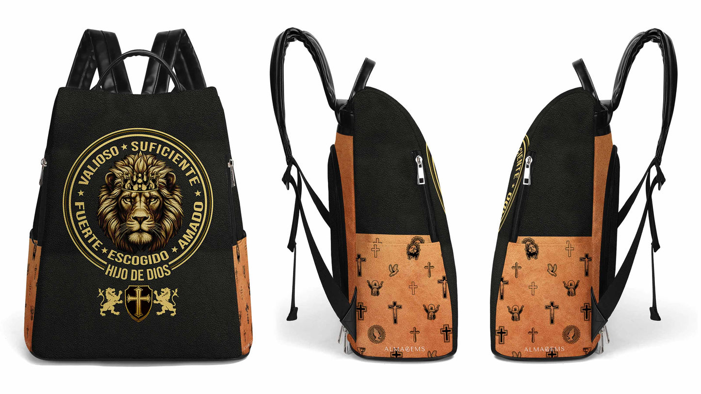 Sac à dos en cuir personnalisé « Hijo De Dios » - BP_SP01