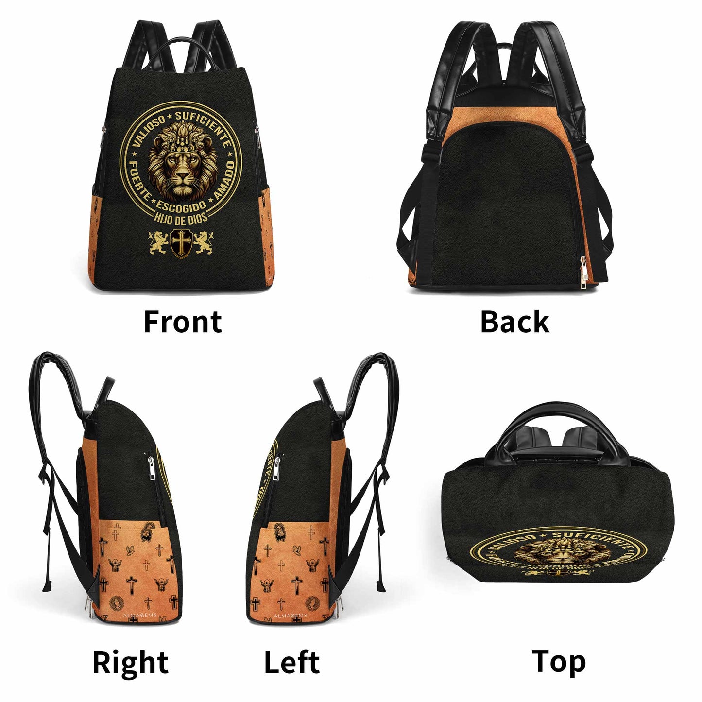 Sac à dos en cuir personnalisé « Hijo De Dios » - BP_SP01