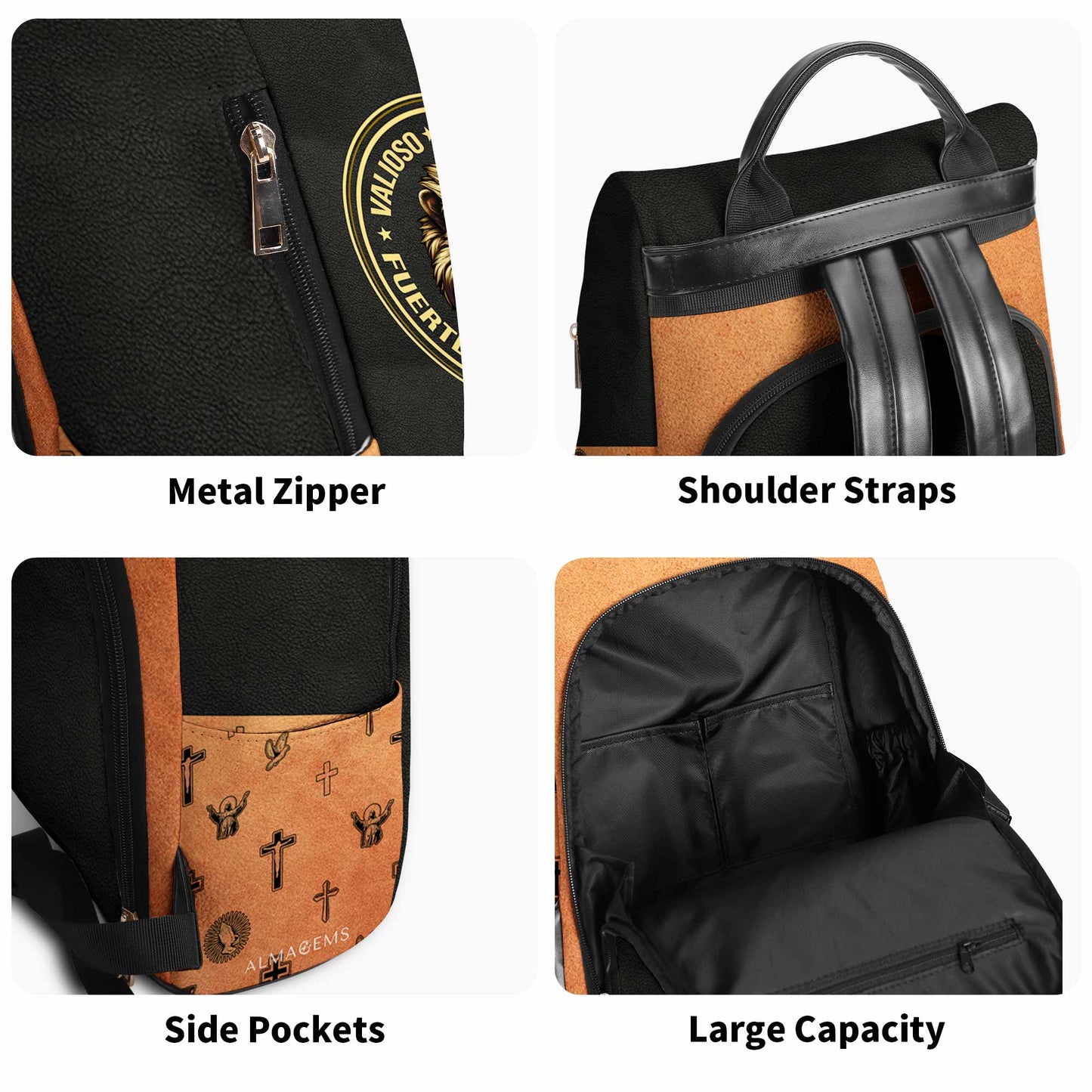 Sac à dos en cuir personnalisé « Hijo De Dios » - BP_SP01