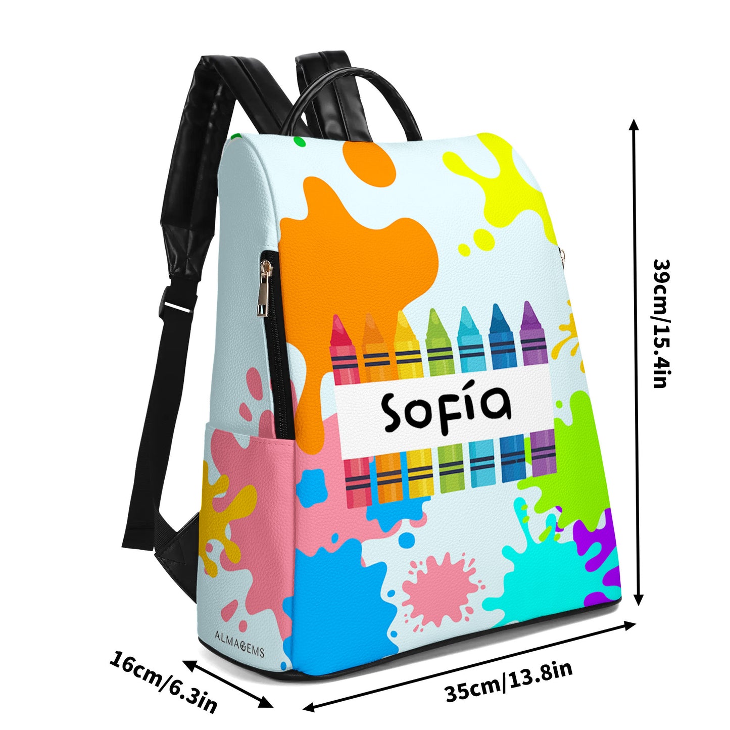 L'Artiste - Sac à dos en cuir personnalisé - BP_SC01
