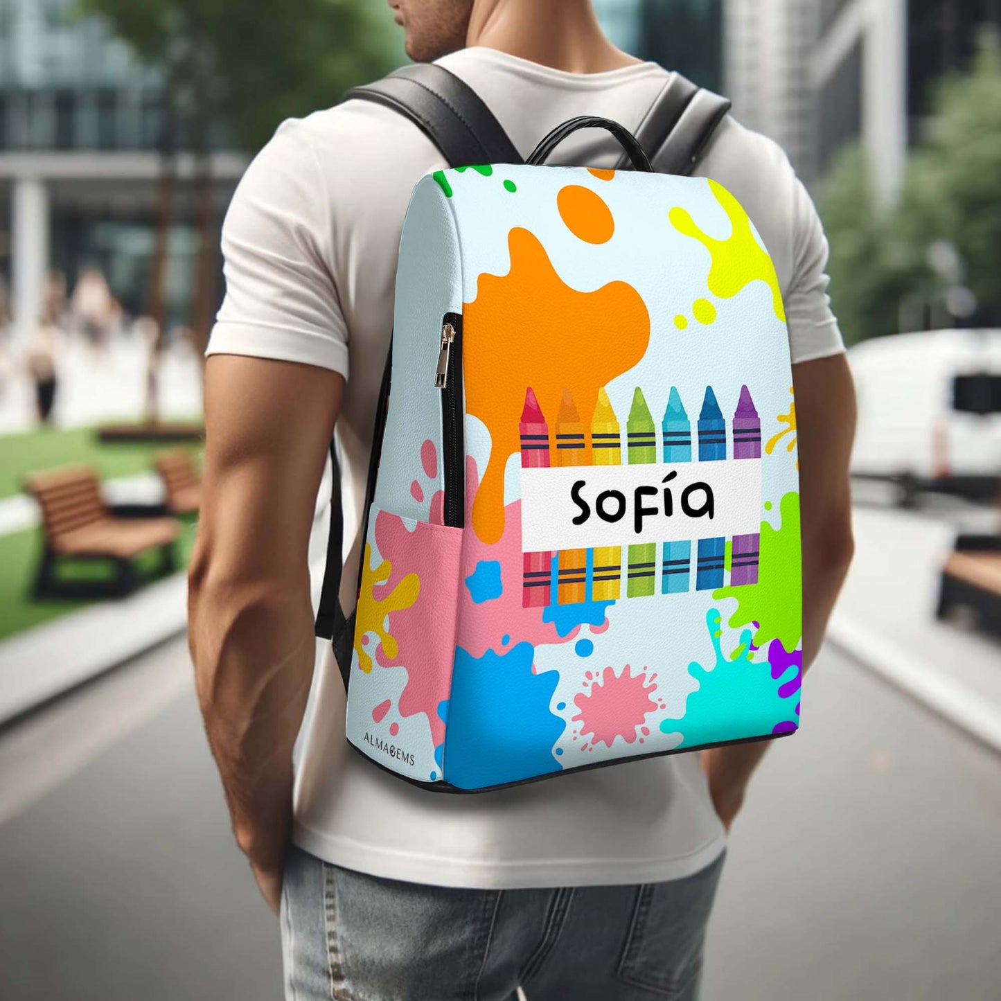 L'Artiste - Sac à dos en cuir personnalisé - BP_SC01
