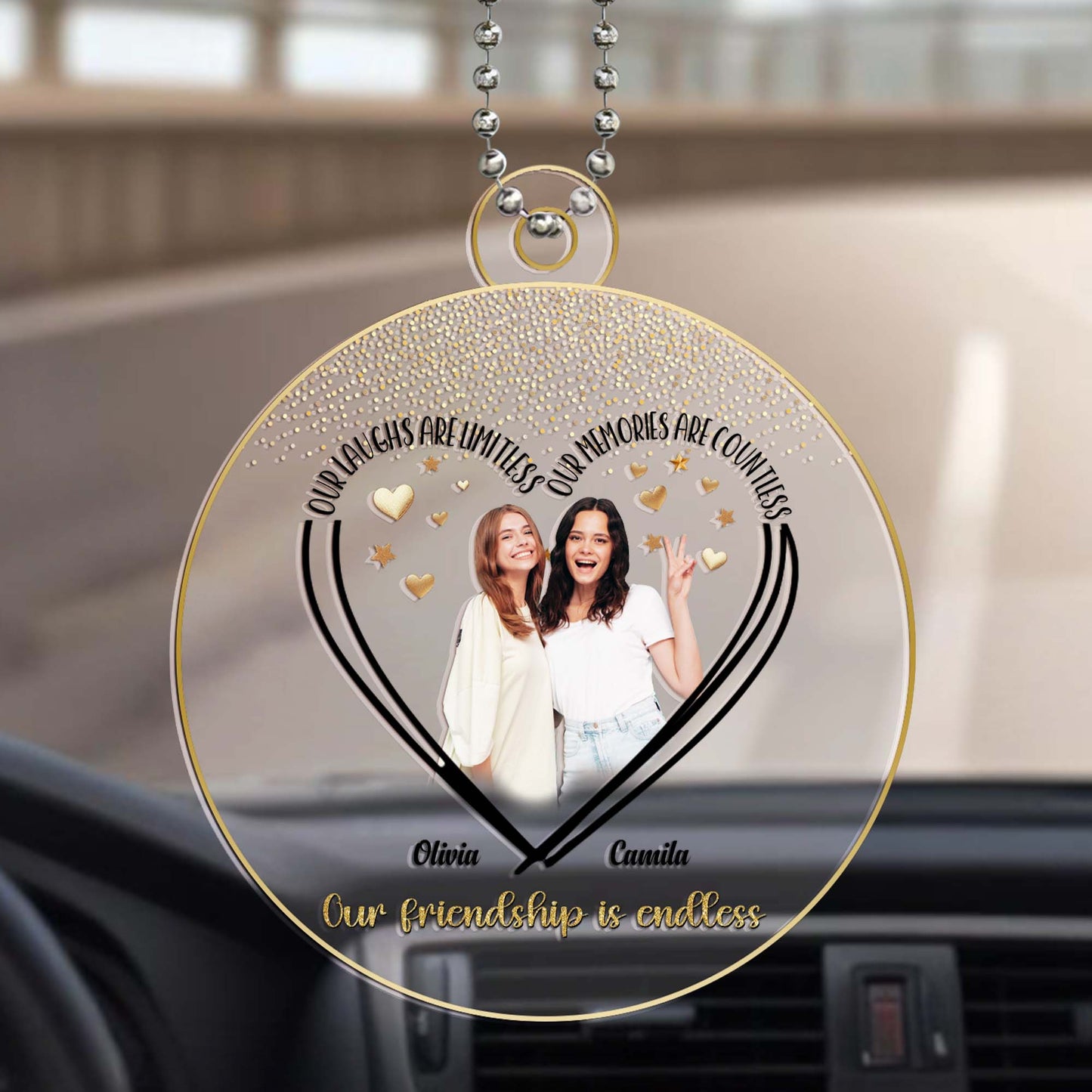 Laughs Limitless Memories Countless Friendship Ornament