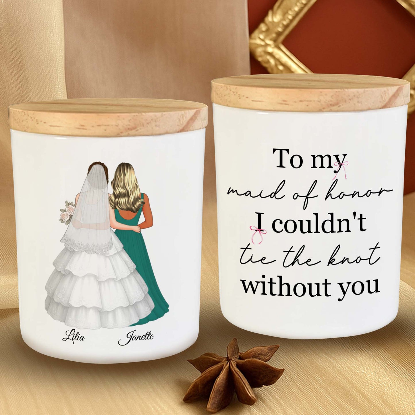 Celebrate Your Special Bond, Bride And Bridesmaid