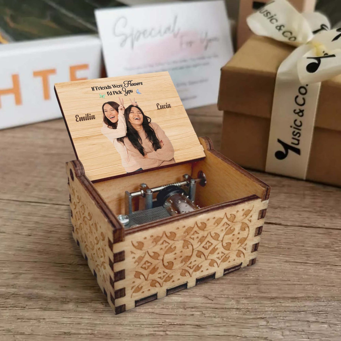 If Friends Were Flowers I'd Pick You Music Box