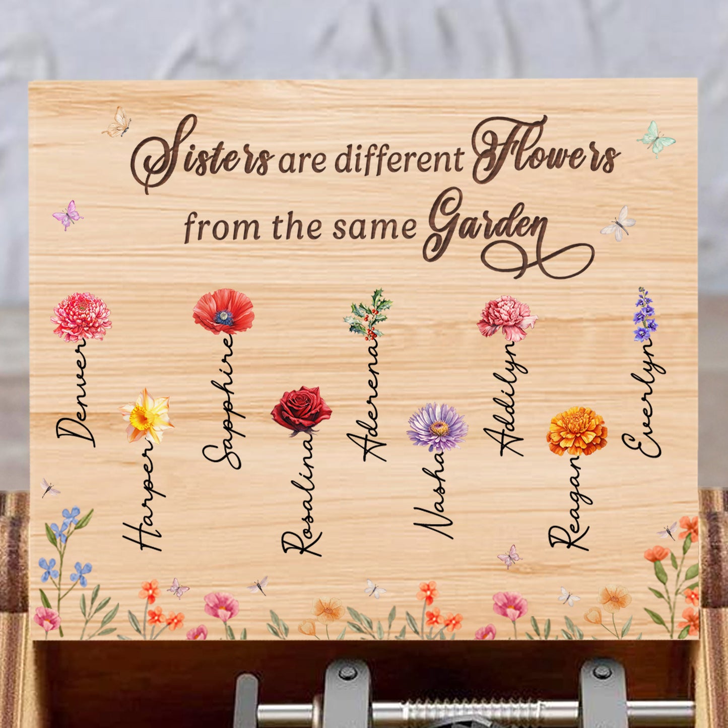 Sisters Are Different Flowers From The Same Garden