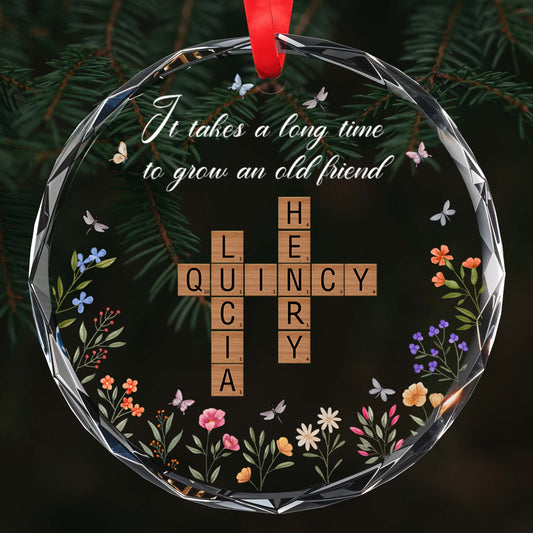 Grow An Old Friend With Scrabble Letters And Flowers