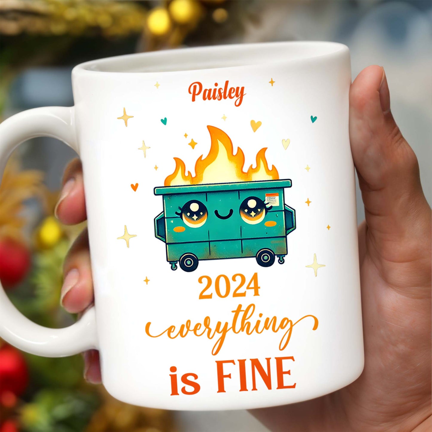 Flaming Dumpster Everything Is Fine
