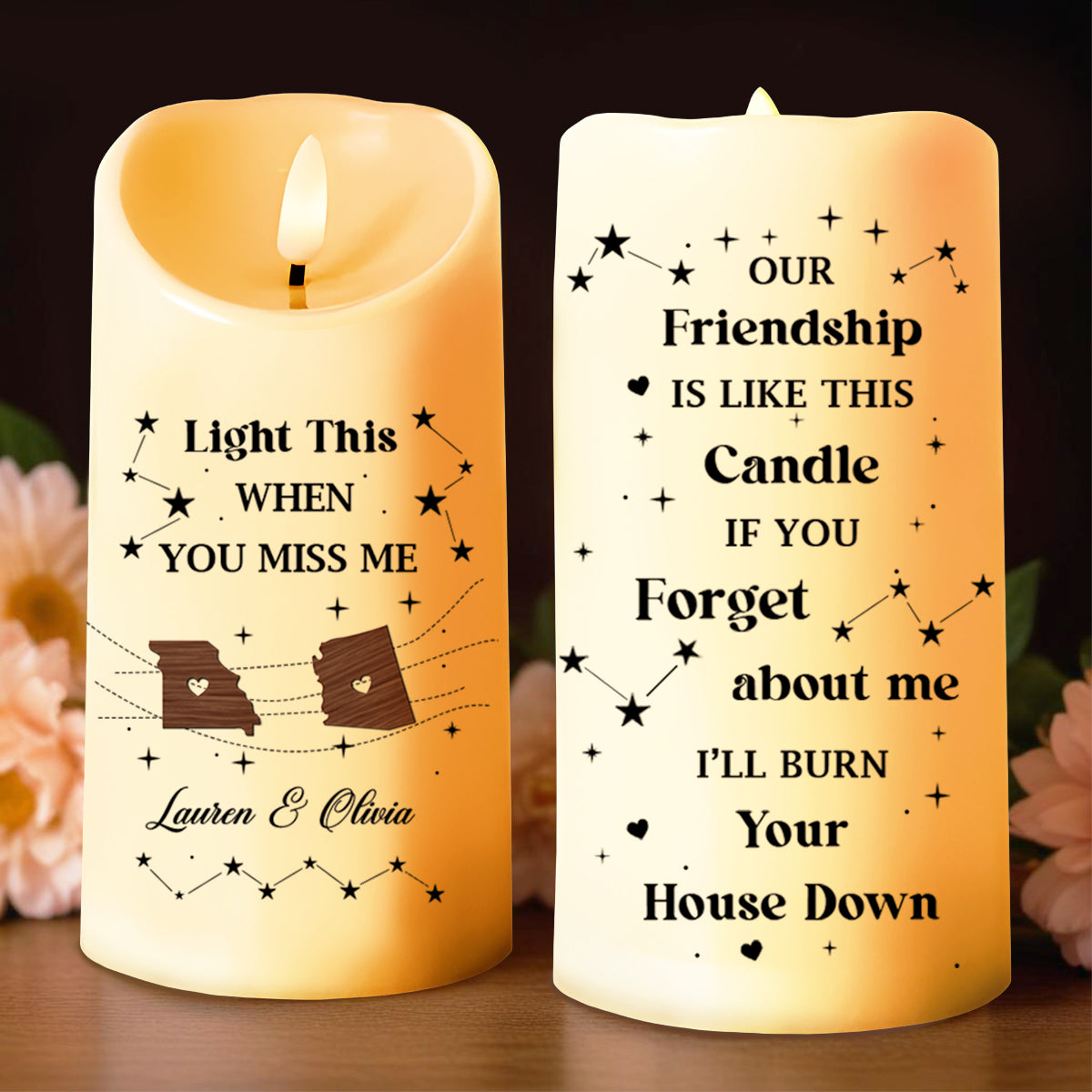 Light This When You Miss Me, Friendship Like This Candle
