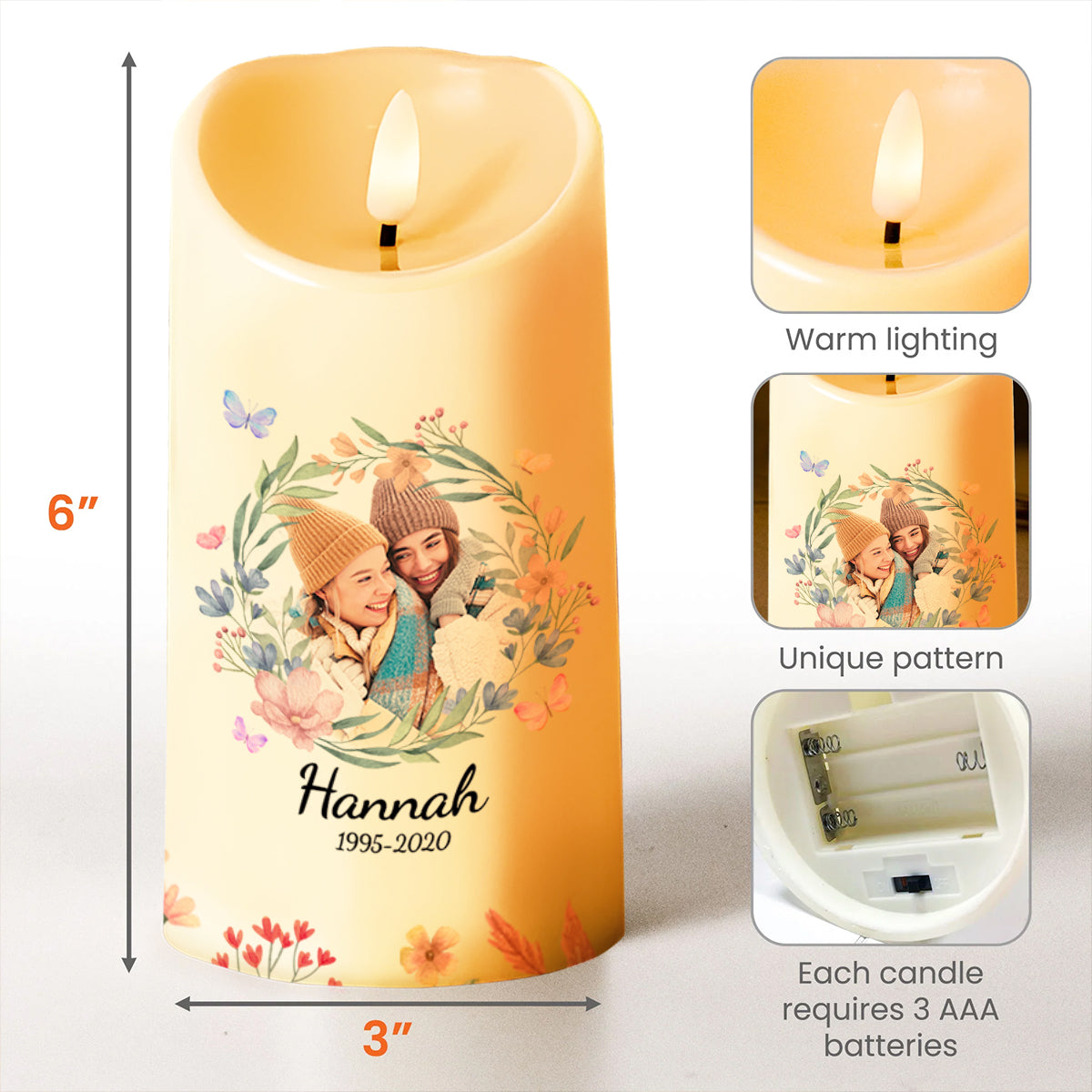 For My Best Friend In Heaven You Are Always There LED Candle