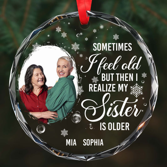 Sister Love Older Sibling Humorous Quote With Portrait